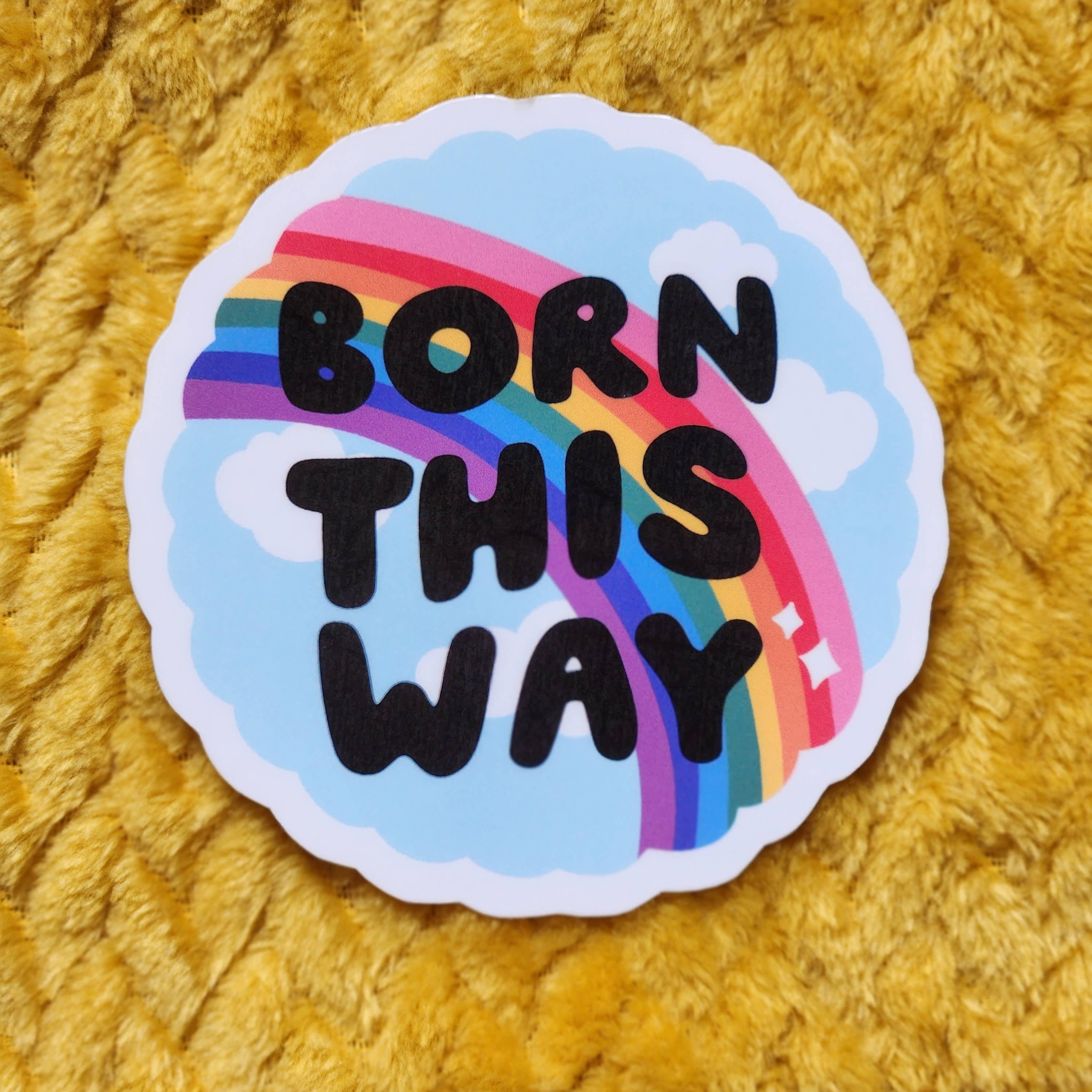 Born this way sticker - Image 1