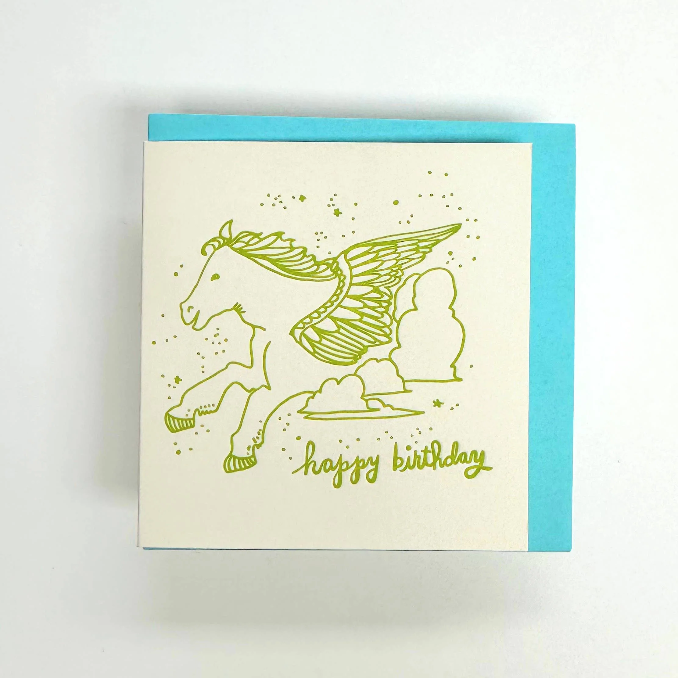 Pegasus Birthday Mini Card - Image 1