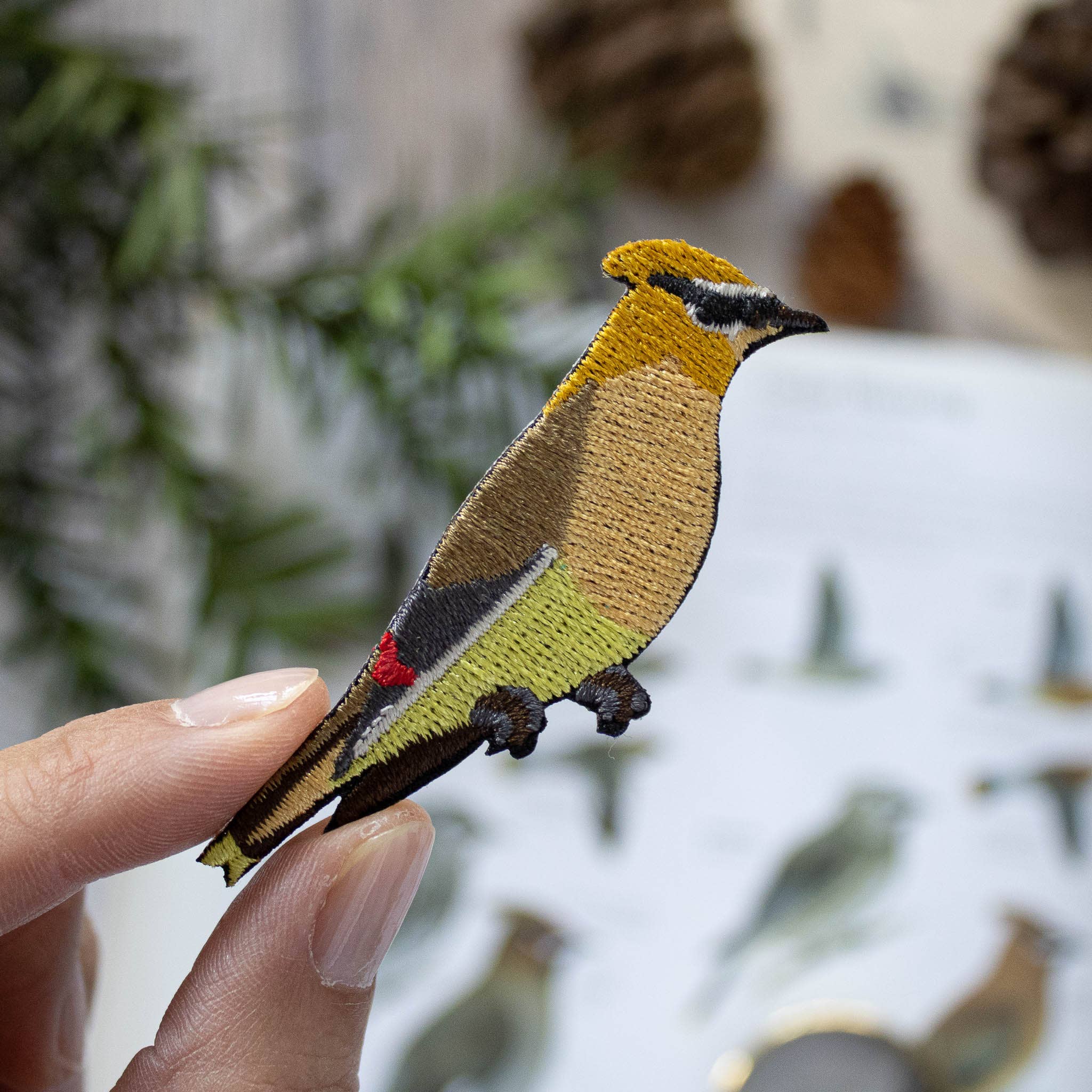 Cedar Waxwing Patch - Image 3