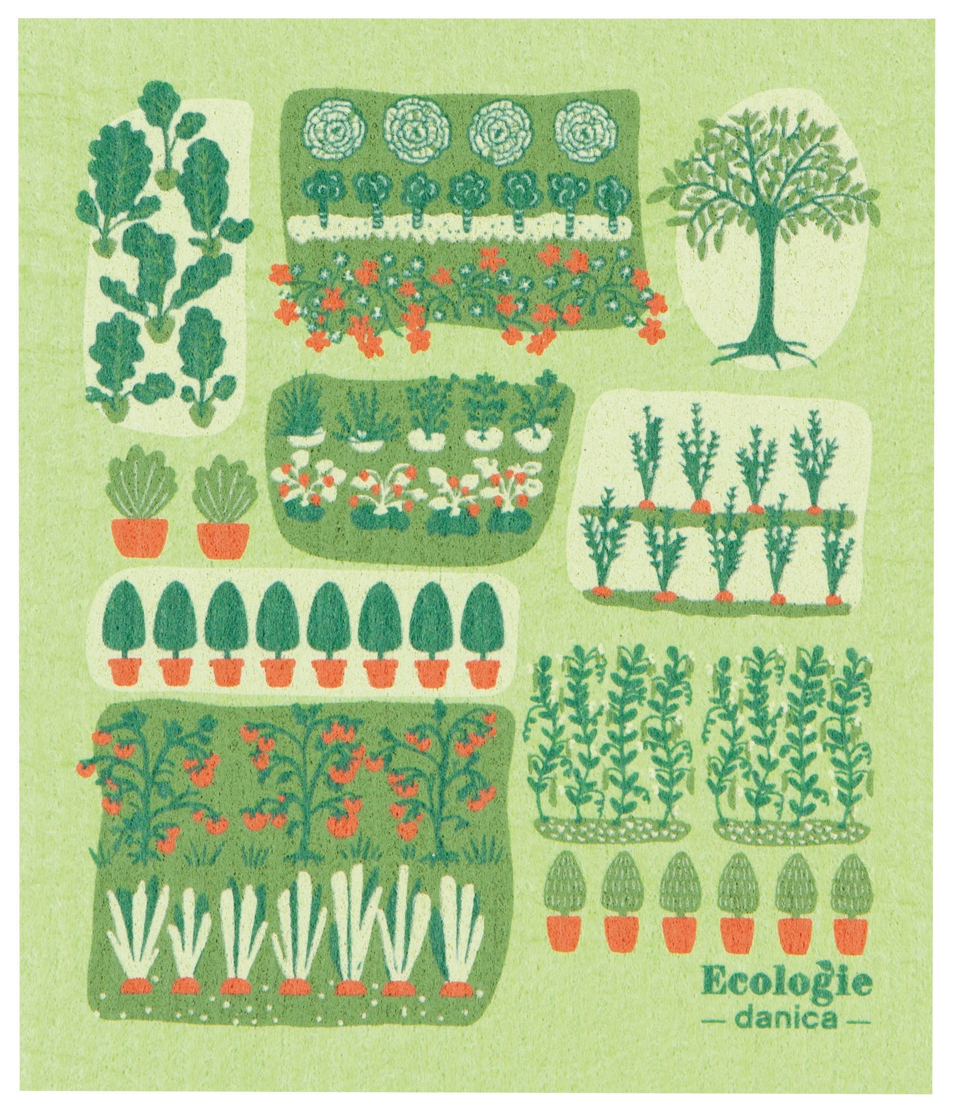 Grow a Garden Swedish Dishcloth - Image 1
