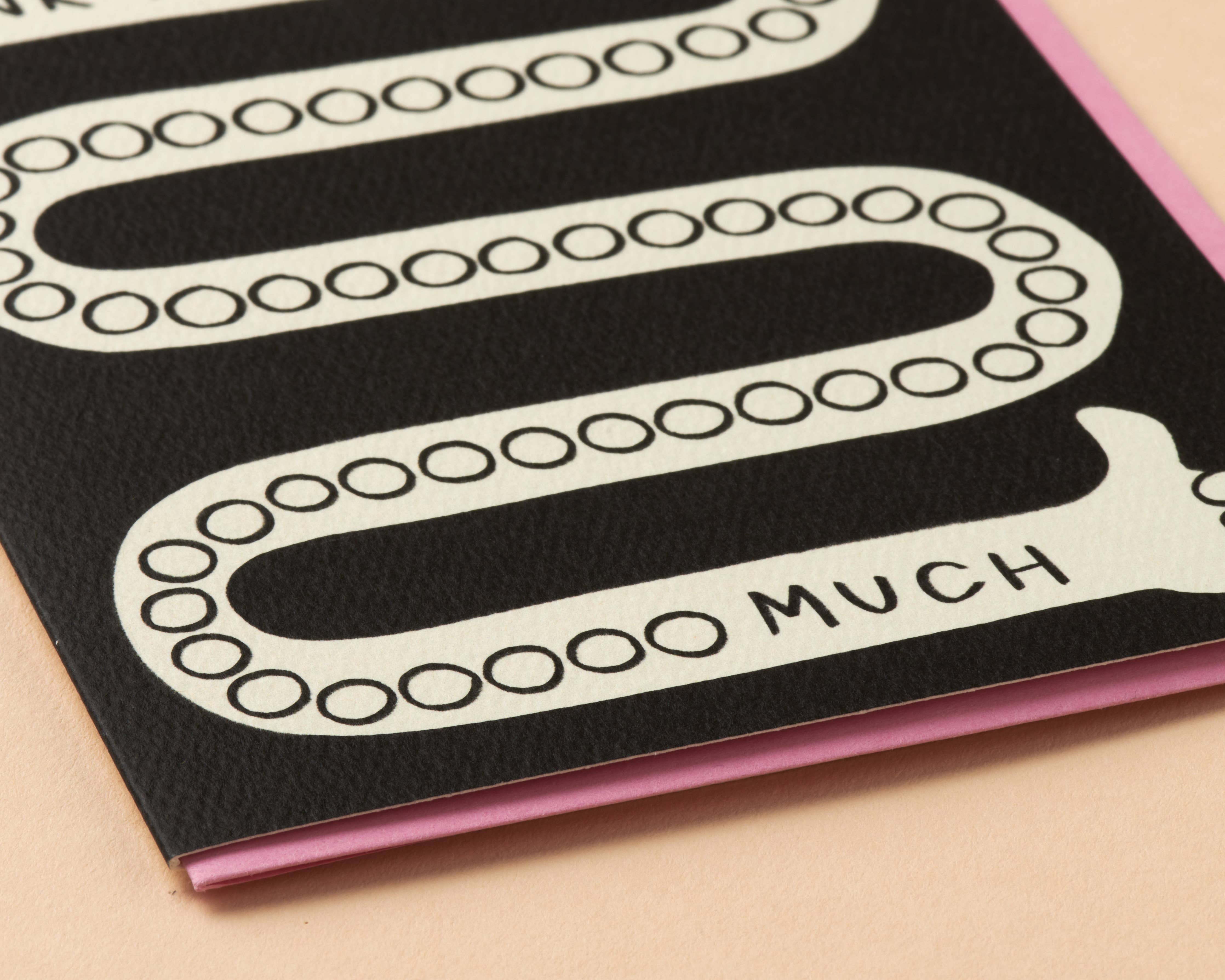 Thanks Soooo Much Greeting Card - Made in USA, Cute, Funny, Thumbs Up - Image 2