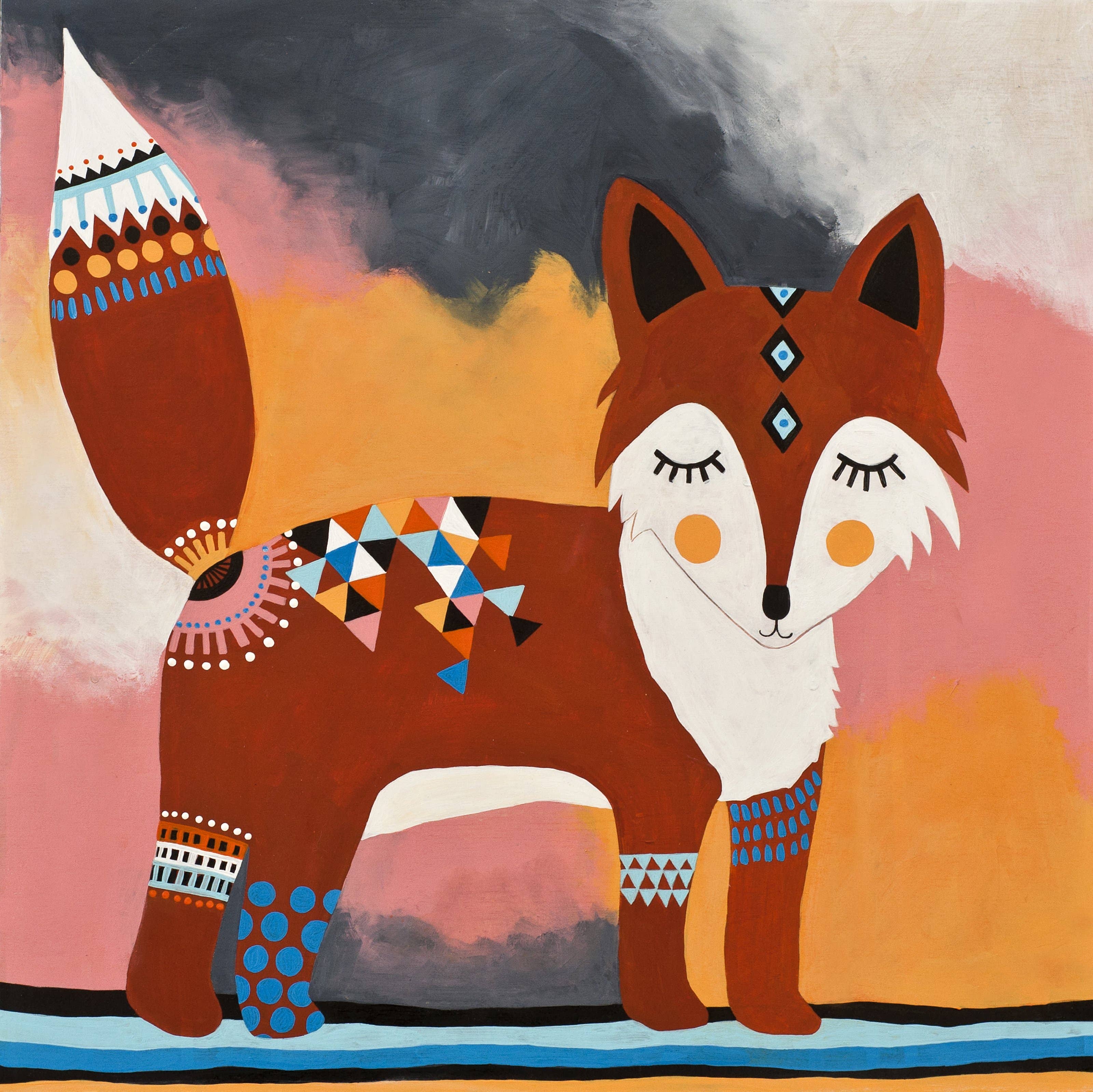Print - Fox kid art - Image 1