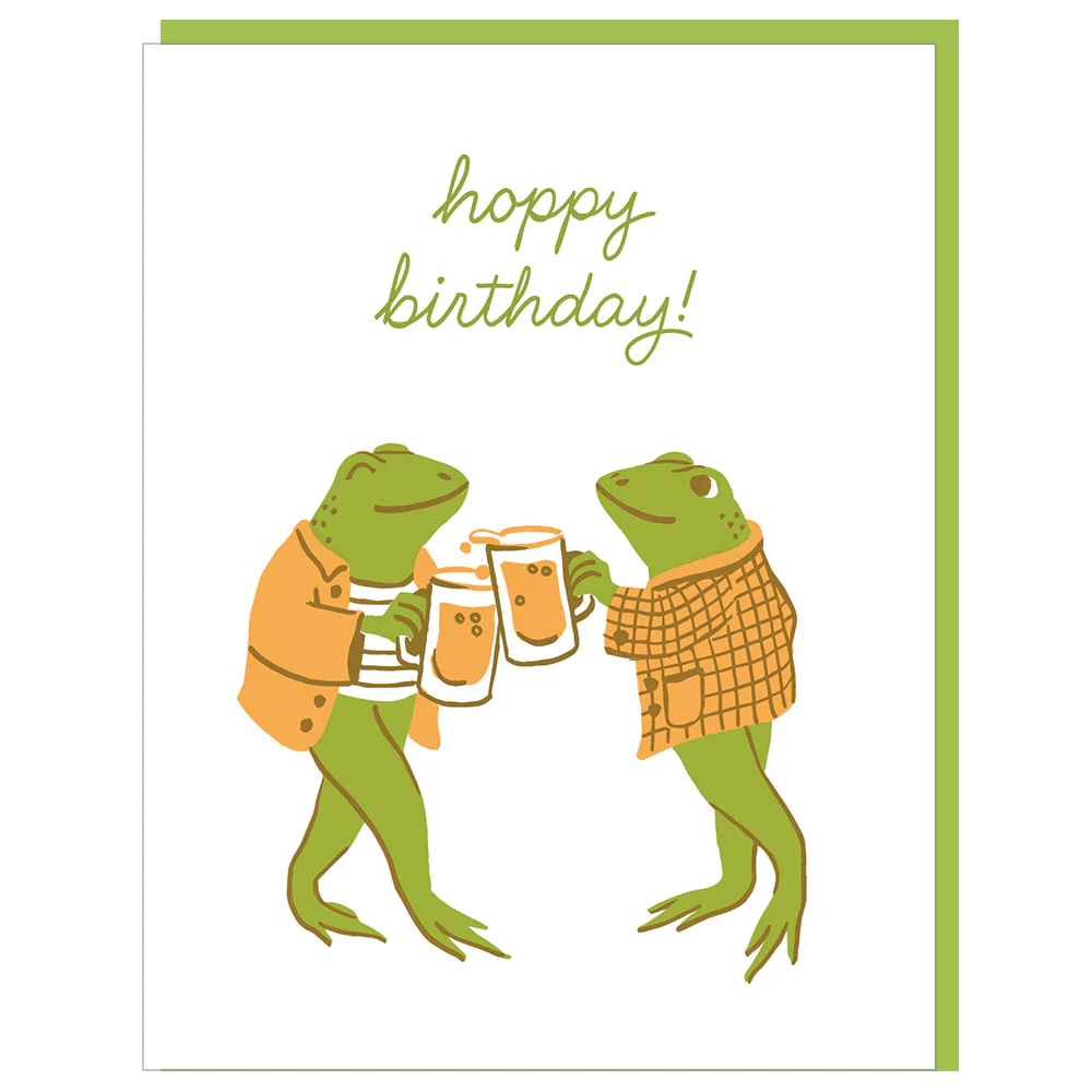 Dapper Frogs Birthday Card - Image 3