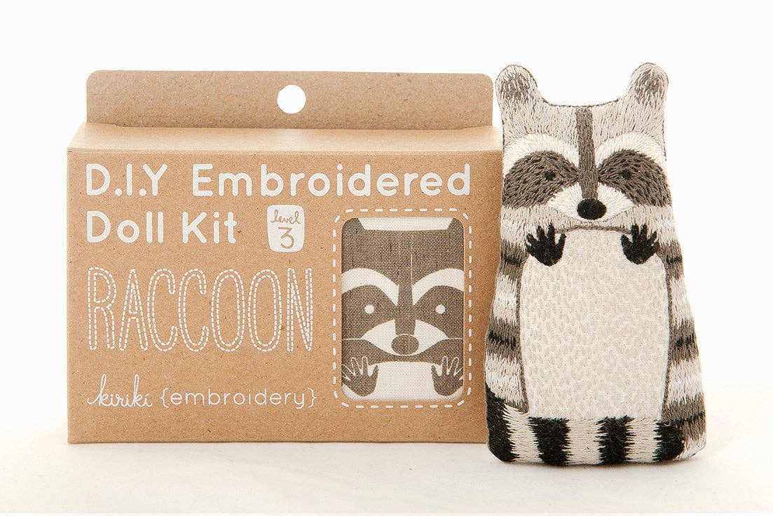 Raccoon - Embroidery Kit - Image 2
