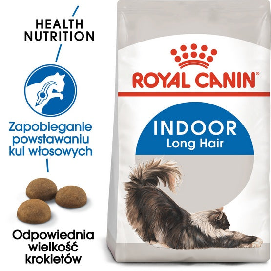 Royal Canin Indoor Long Hair karma sucha dla kotów dorosłych, długowłose, przebywających wyłącznie w domu 400g - Image 1