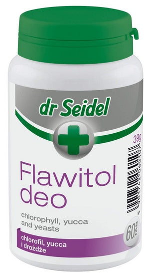 Dr Seidel Flawitol Deo z chlorofilem i Yucca Schidigera 60 tabl. - Image 1