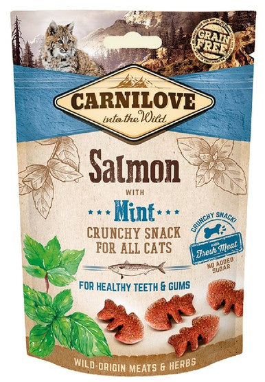Carnilove Cat Snack Fresh Crunchy Salmon+Mint 50g - Image 1