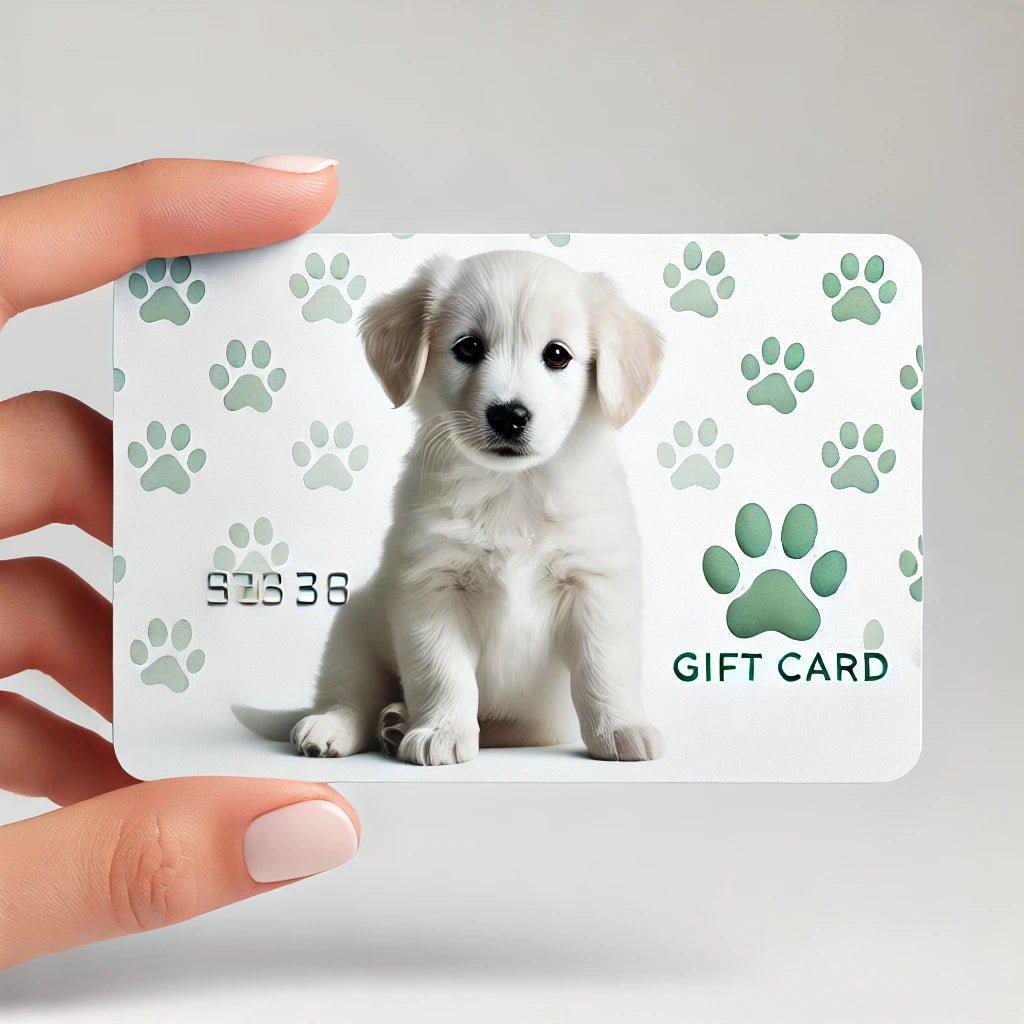 Gift card – ‘Congratulations on the puppy’ – 25 euros