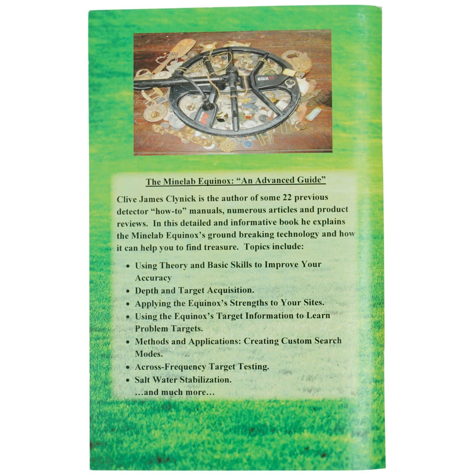 The Minelab Equinox Series "An Advanced Guide" By Clive James Clynick - Image 2