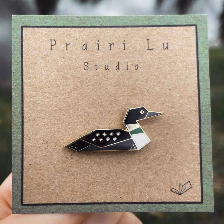 Loon Enamel Pin - Image 2