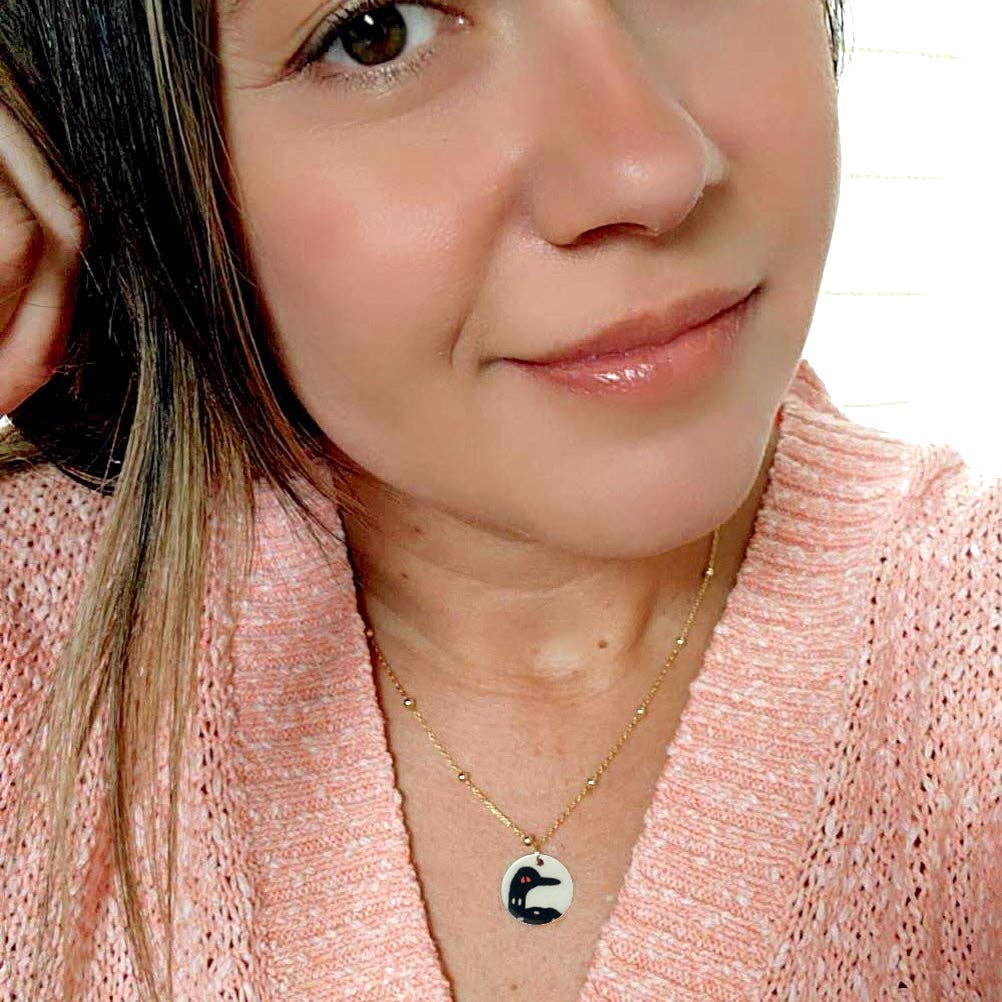 Charm Necklace Loon - Wholesale - Image 2