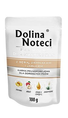 Dolina Noteci Premium Pies Gęś, ziemniaki i jabłko saszetka 100g