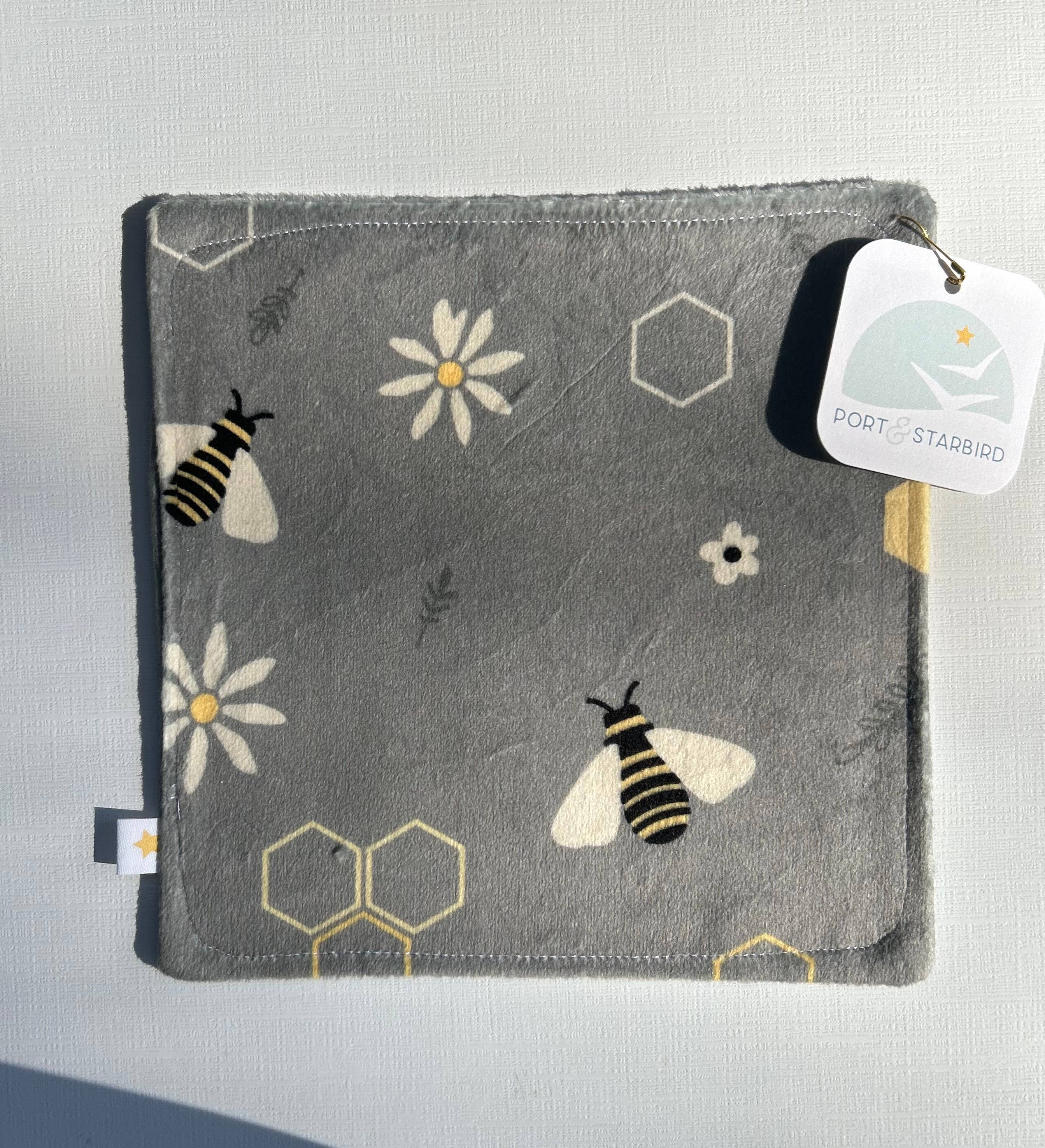 Don’t Worry, Bee Happy Minky Crinkle Sensory Toy