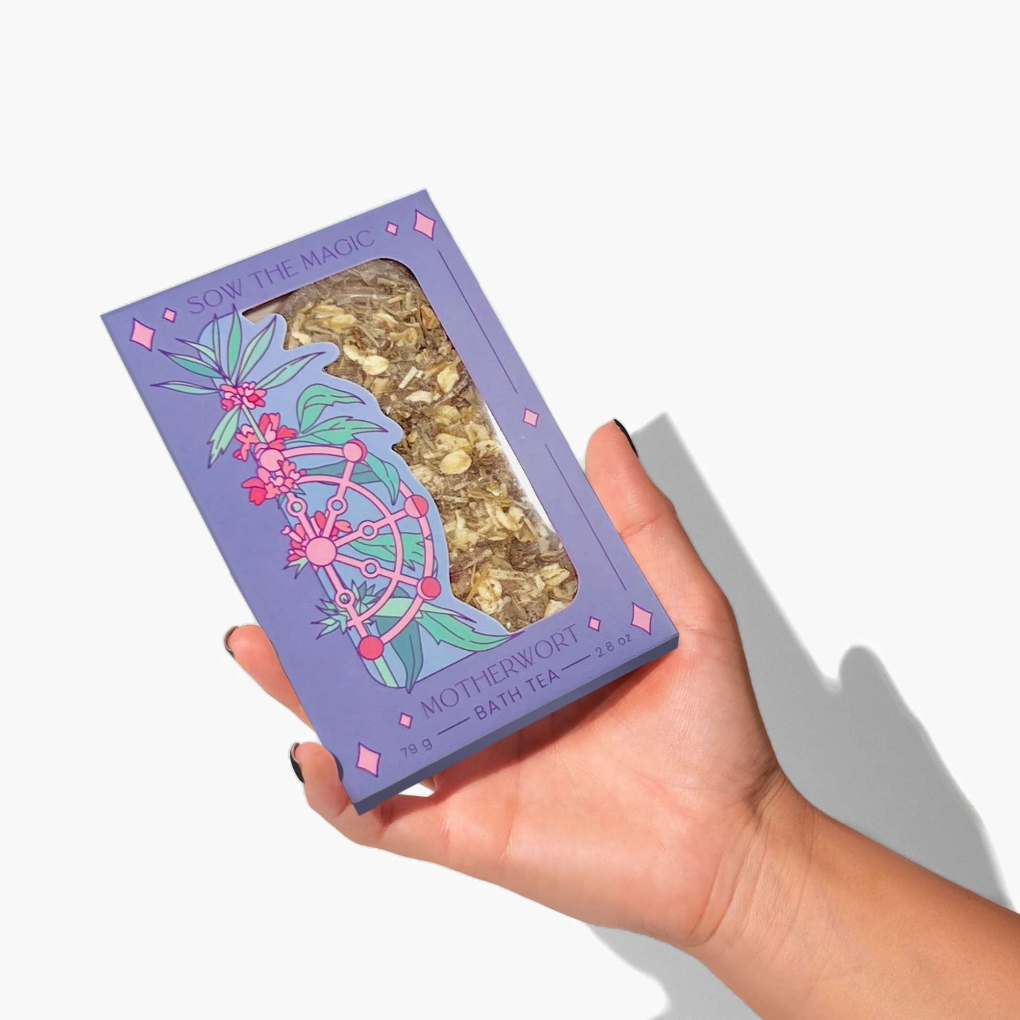 Motherwort Tarot Botanical Bath Tea Box - Image 1