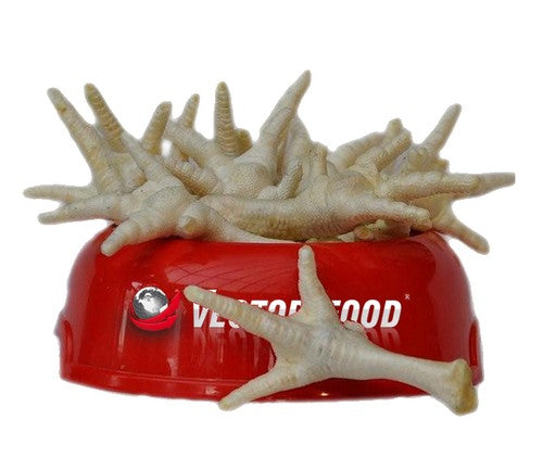 stopki kurze białe Vector-Food 1 kg – średnio twardy gryzak bez pazurów