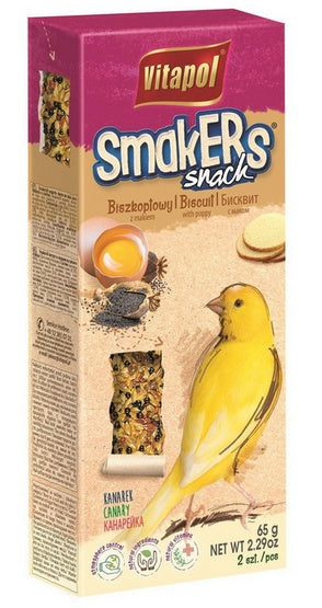 Vitapol Smakers dla kanarka - biszkopt z makiem 2szt [2514] - Image 1