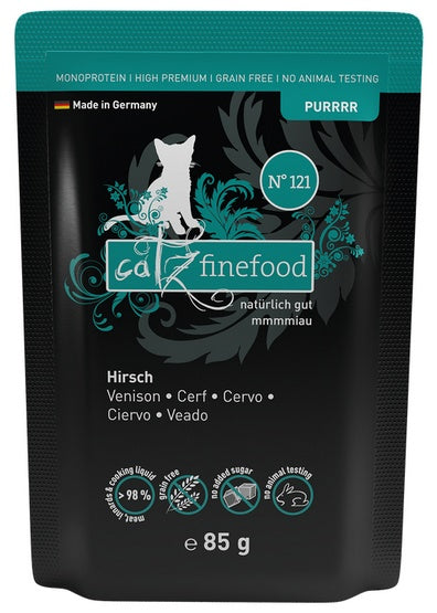 Catz Finefood Purrrr N.121 Jeleń saszetka 85g - Image 1
