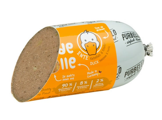 Purbello Dog kiełbaska treningowa monobiałkowa kaczka 200g - jędrna i łatwa do krojenia - Image 3