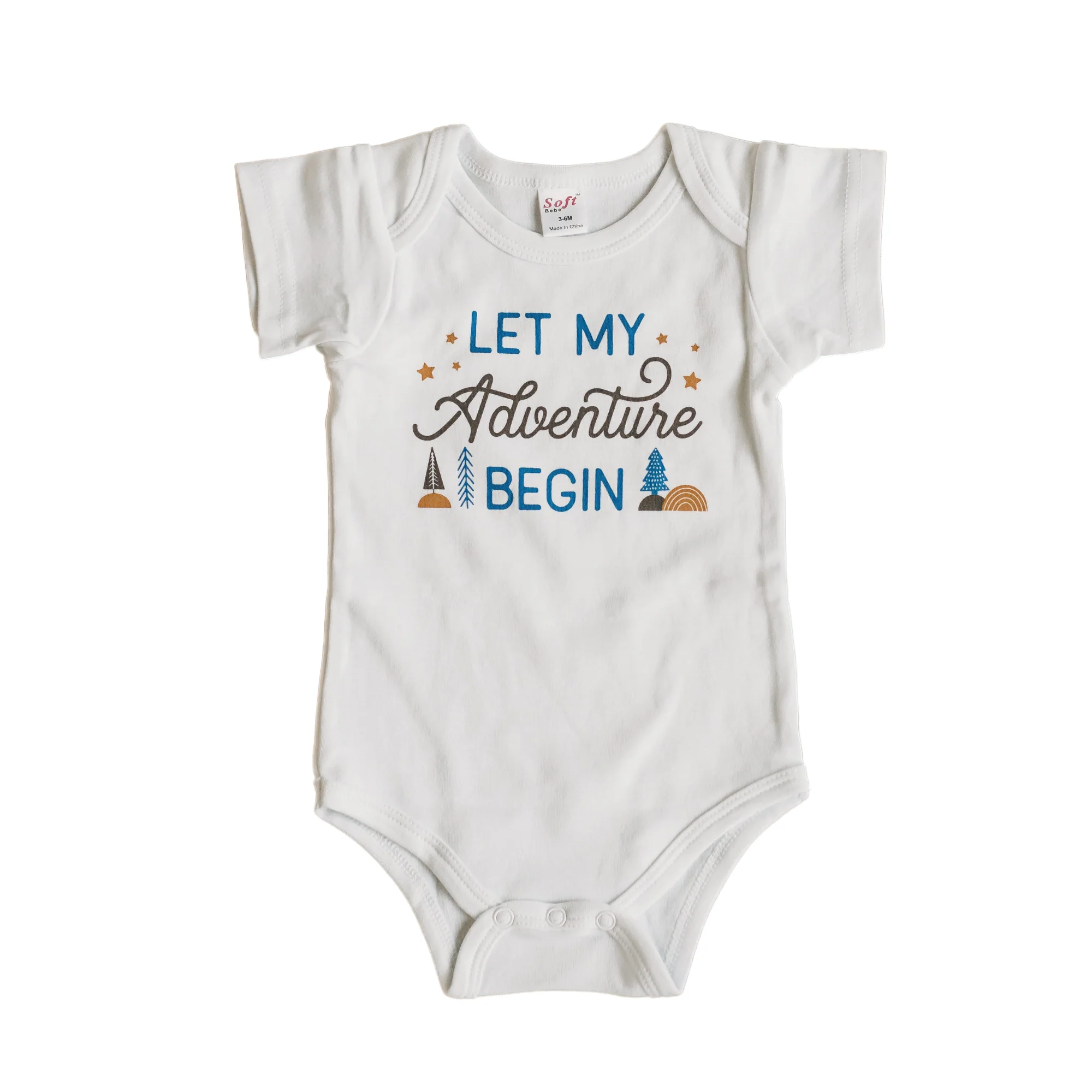 Let my Adventure Begin Baby onesie, Baby Bodysuit, And Though She Be But Little, She is Fierce baby onesie, Baby Clothing - Image 1