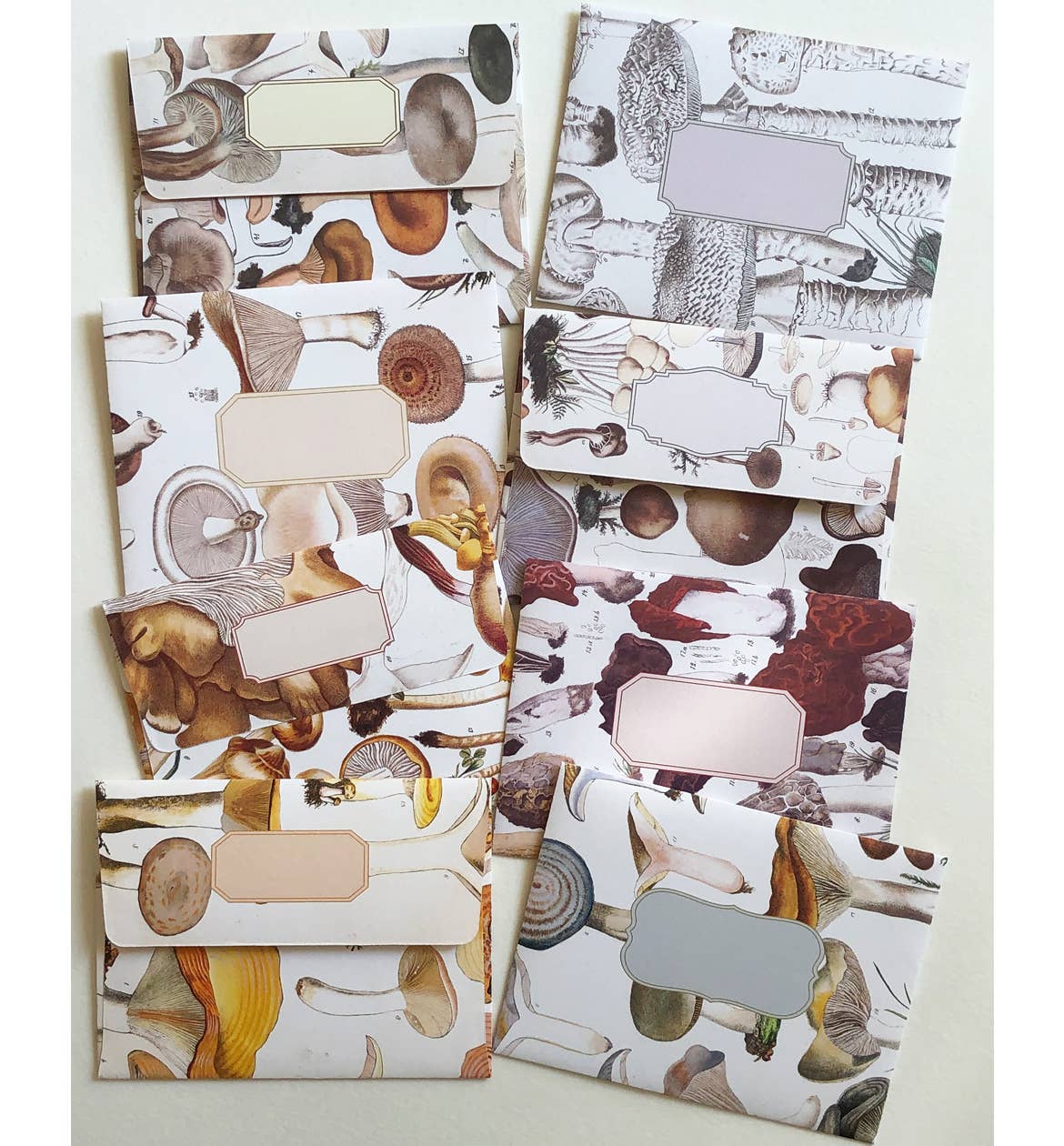Vintage Mushrooms | Boxed Cards Of 8 Blank Cards - Image 2