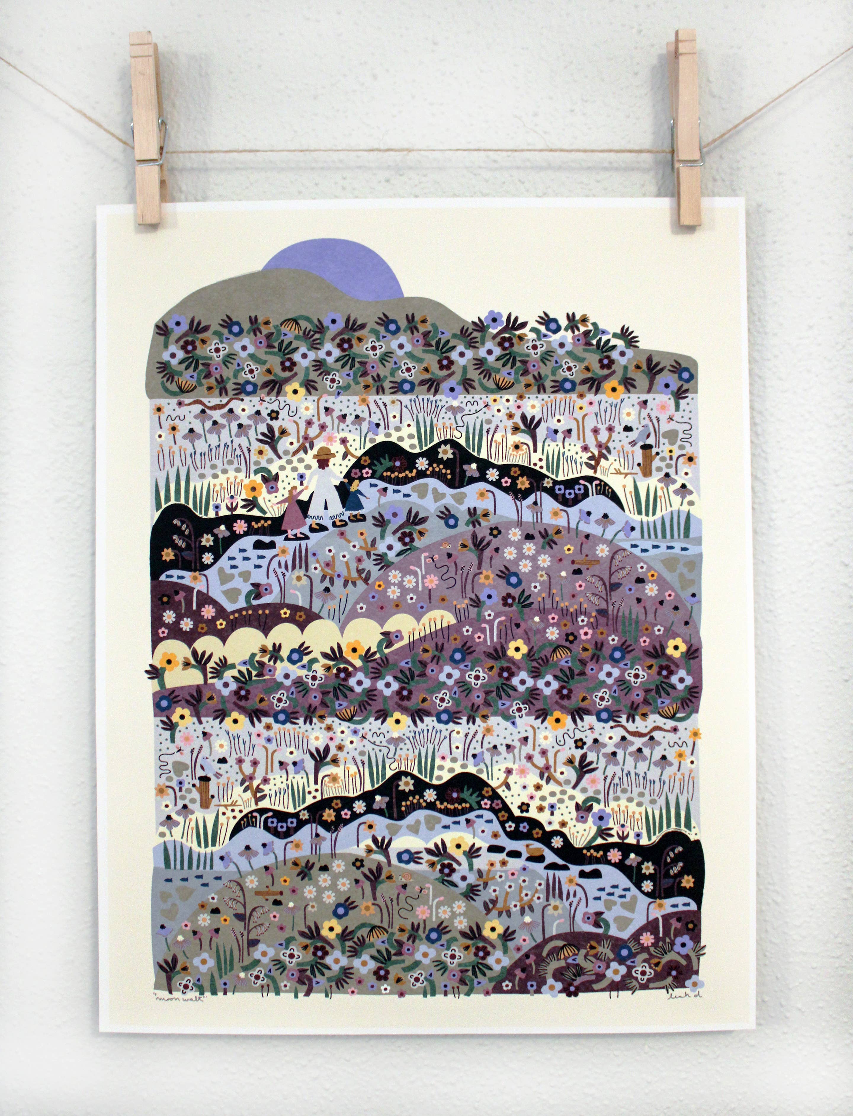 Moon Walk Print - Image 1