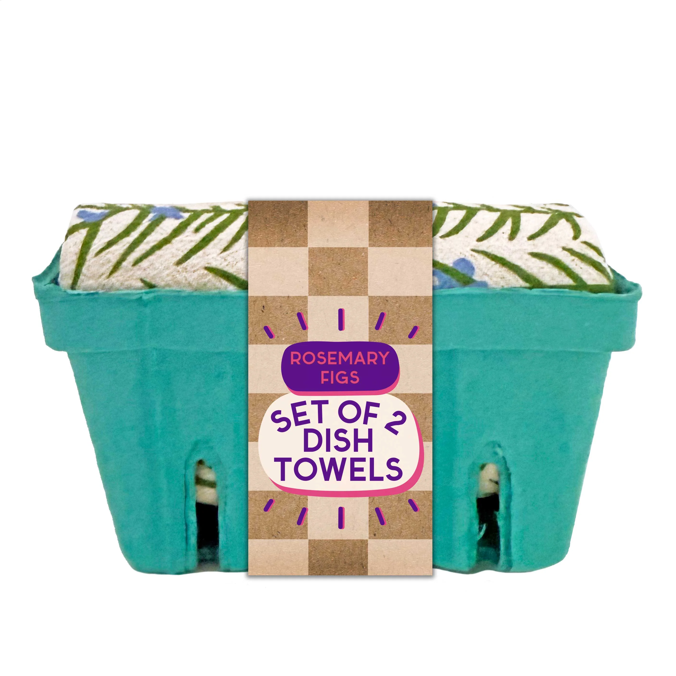 ROSEMARY & FIG (Rosemary, Fig) - Tea Towel Set of 2 - Image 2