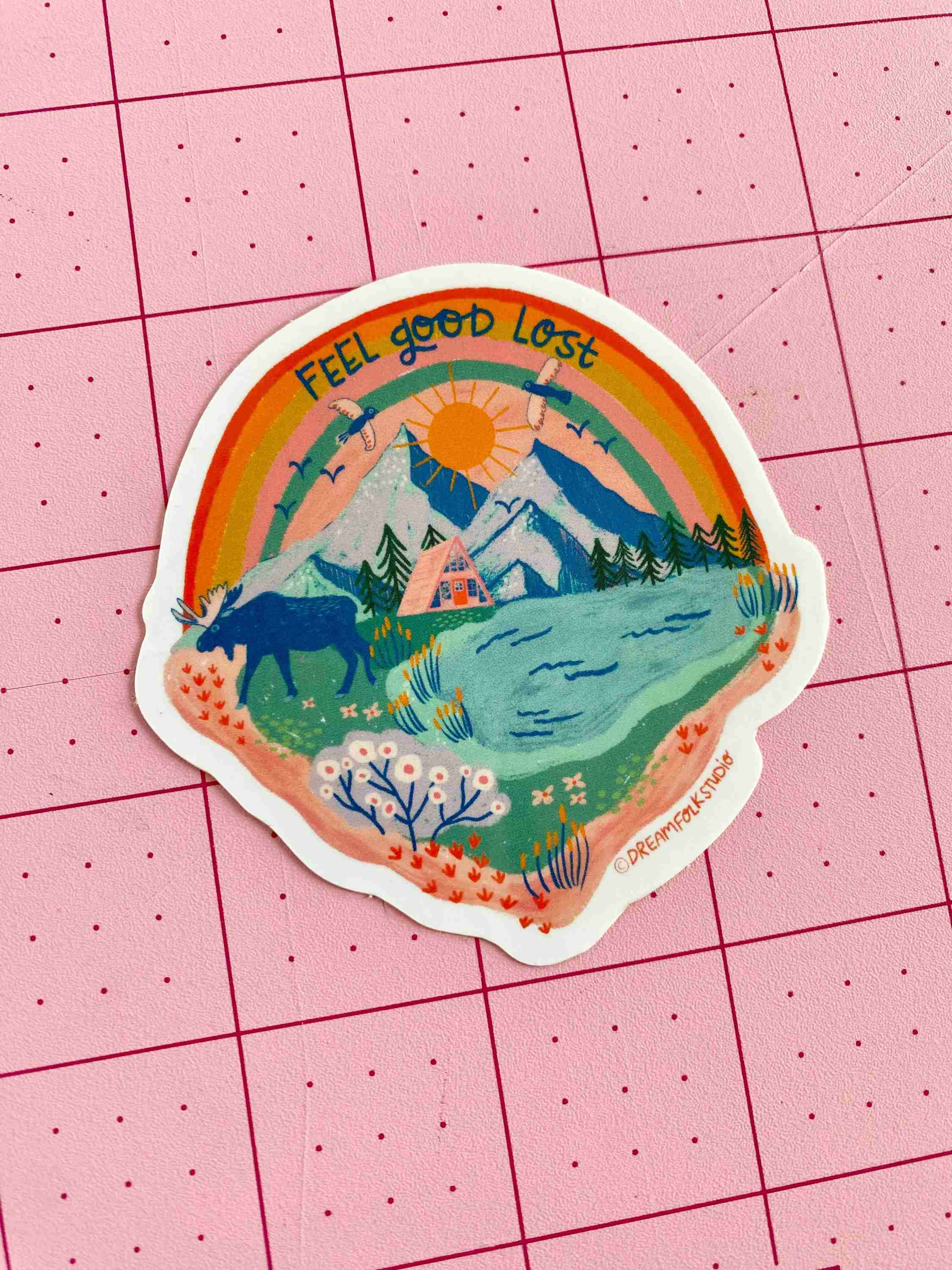Feel Good Lost Sticker - Hiking/Outdoors/Nature Sticker - Image 2