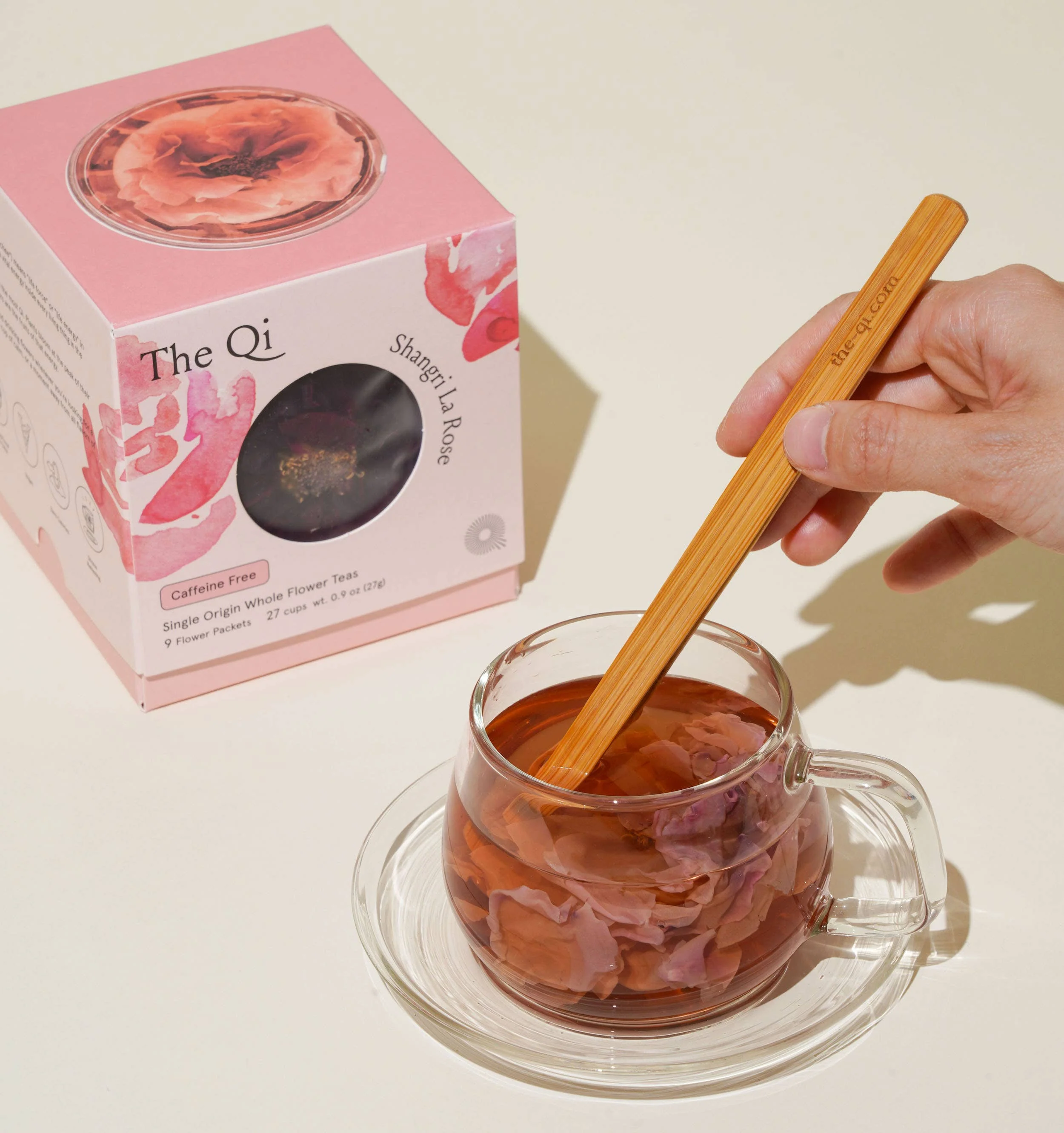 Glass cup + saucer set - Image 2