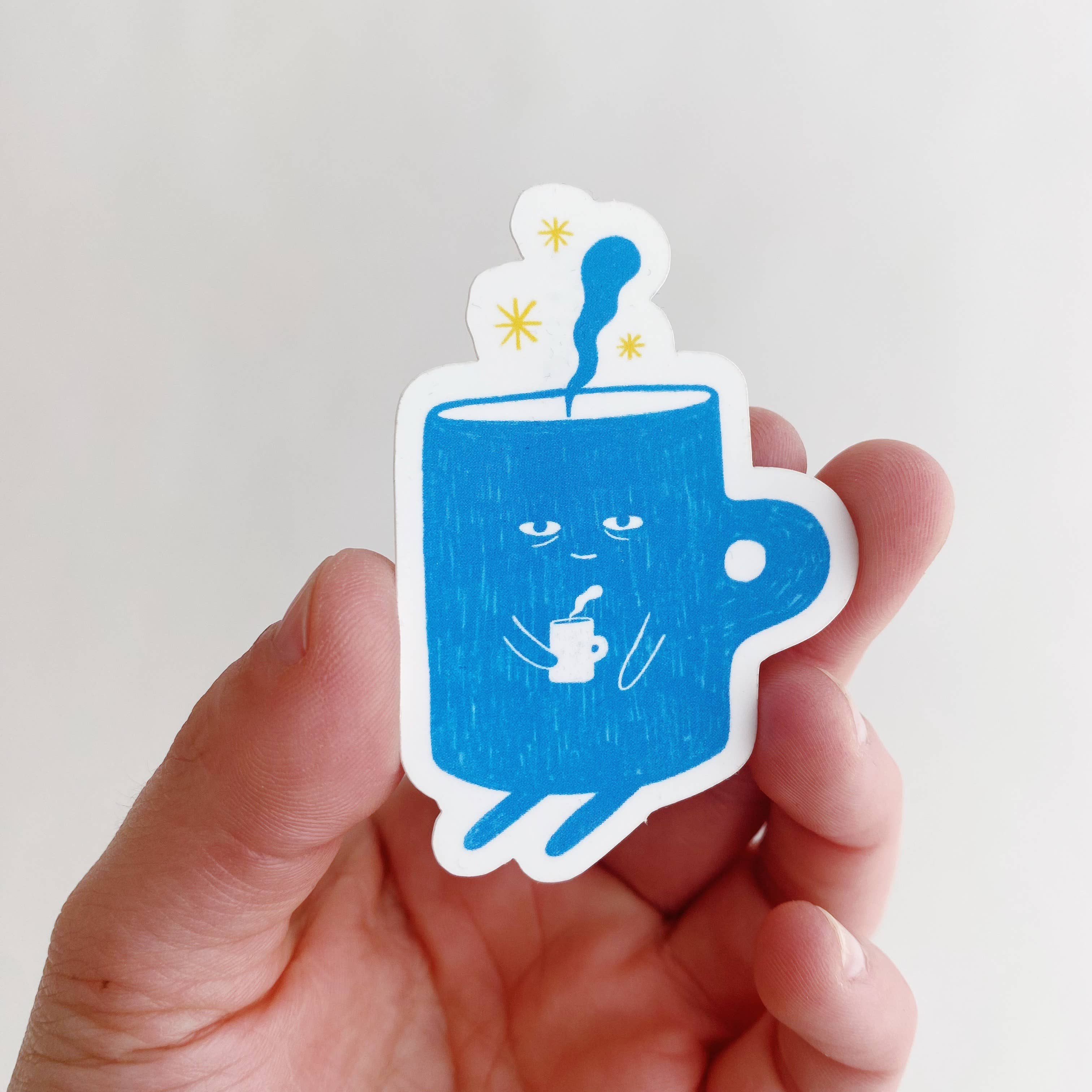 Sticker - sleepy coffee - Image 1