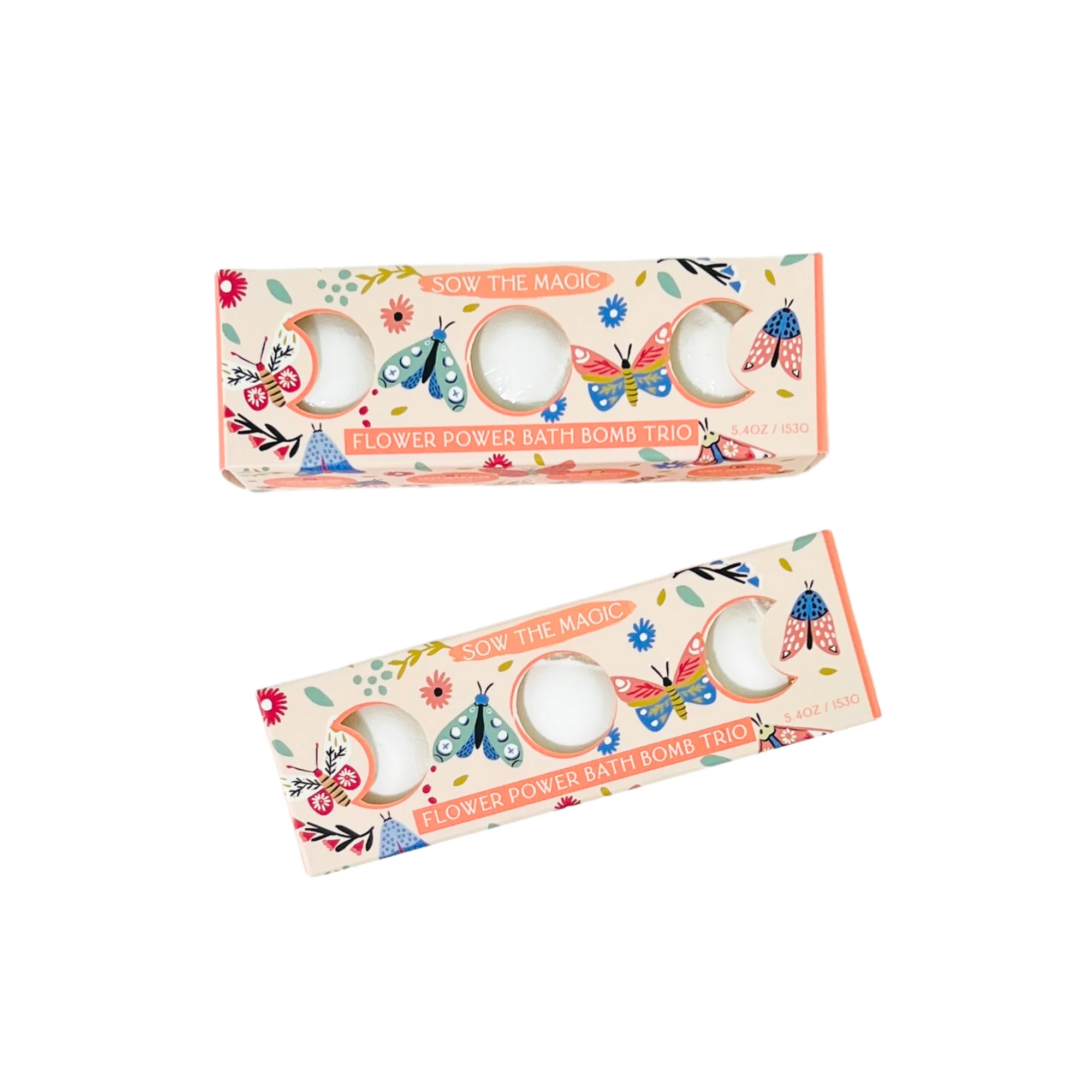 Moon Phase Flower Power Bath Bomb Trio - Image 1