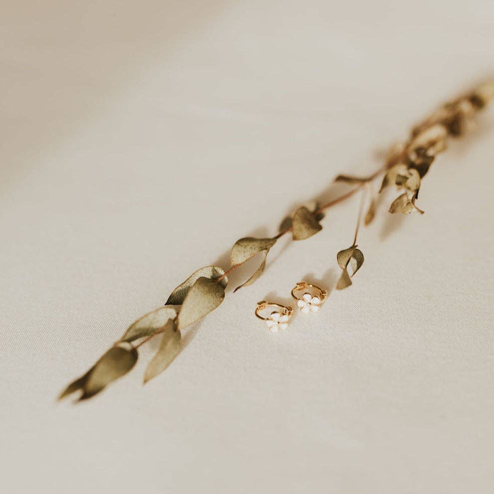Flower Mini Hoops - Image 3