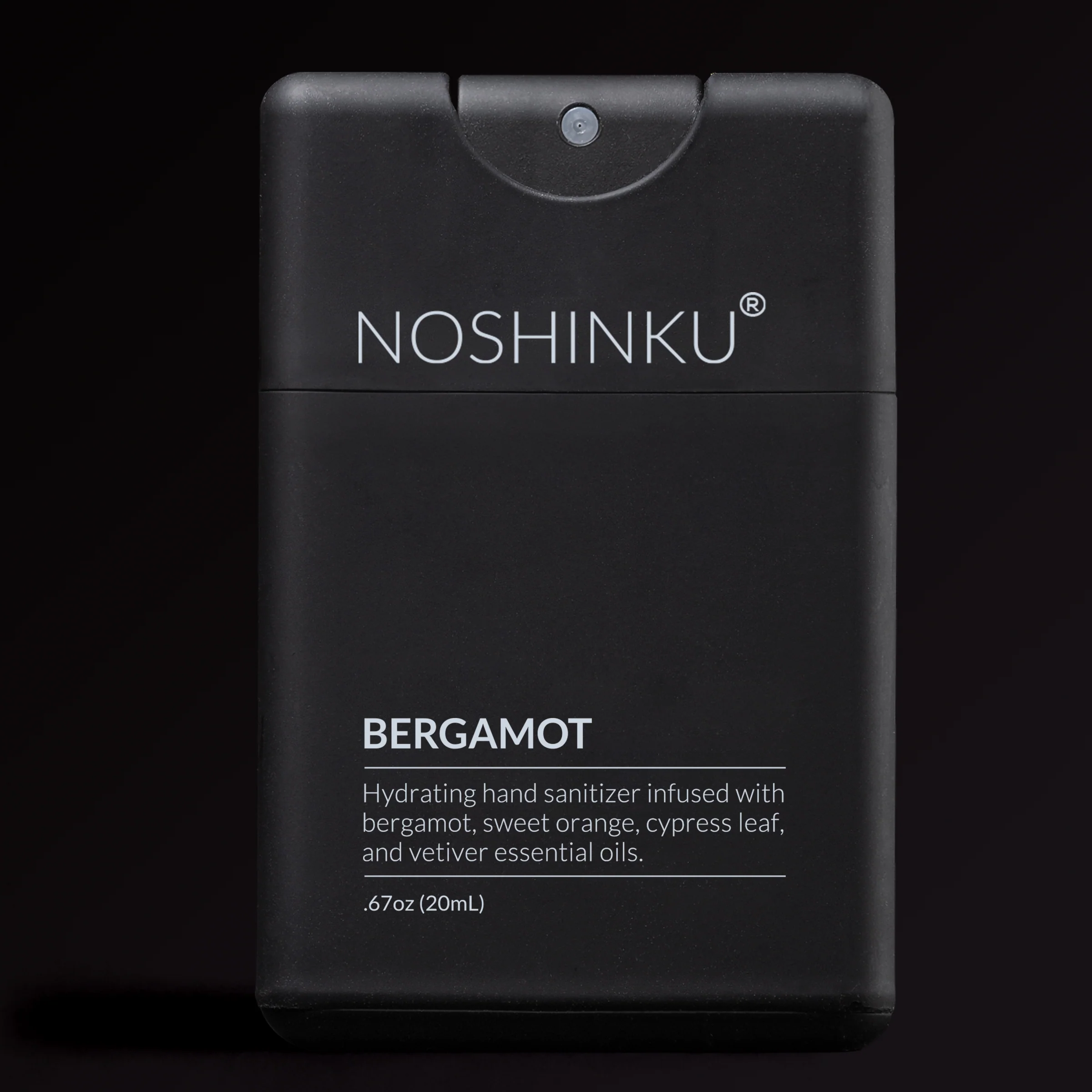 REFILLABLE Bergamot Ultra-Moisturizing Pocket Hand Sanitizer