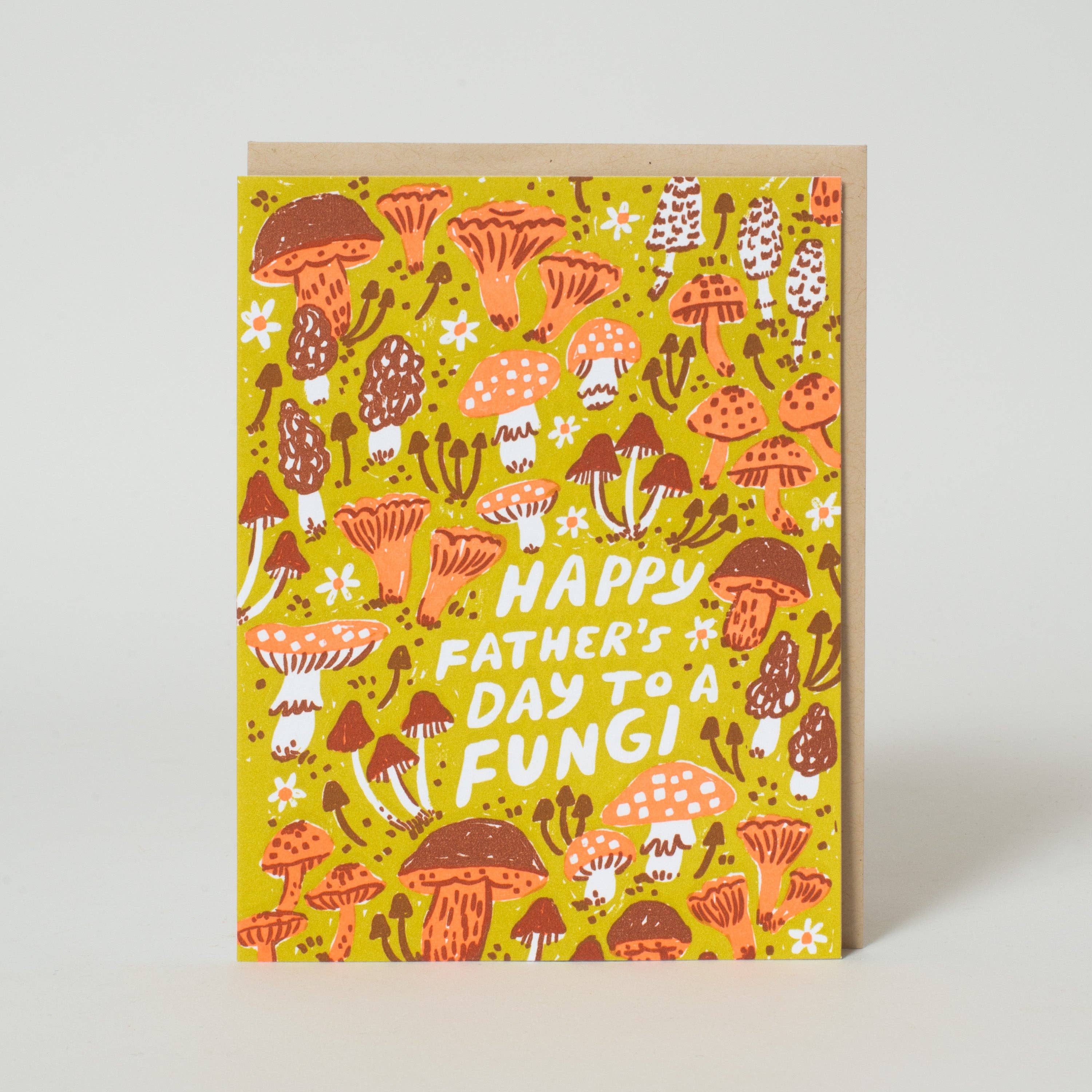 Fungi Father’s Day Greeting Card by Phoebe Wahl