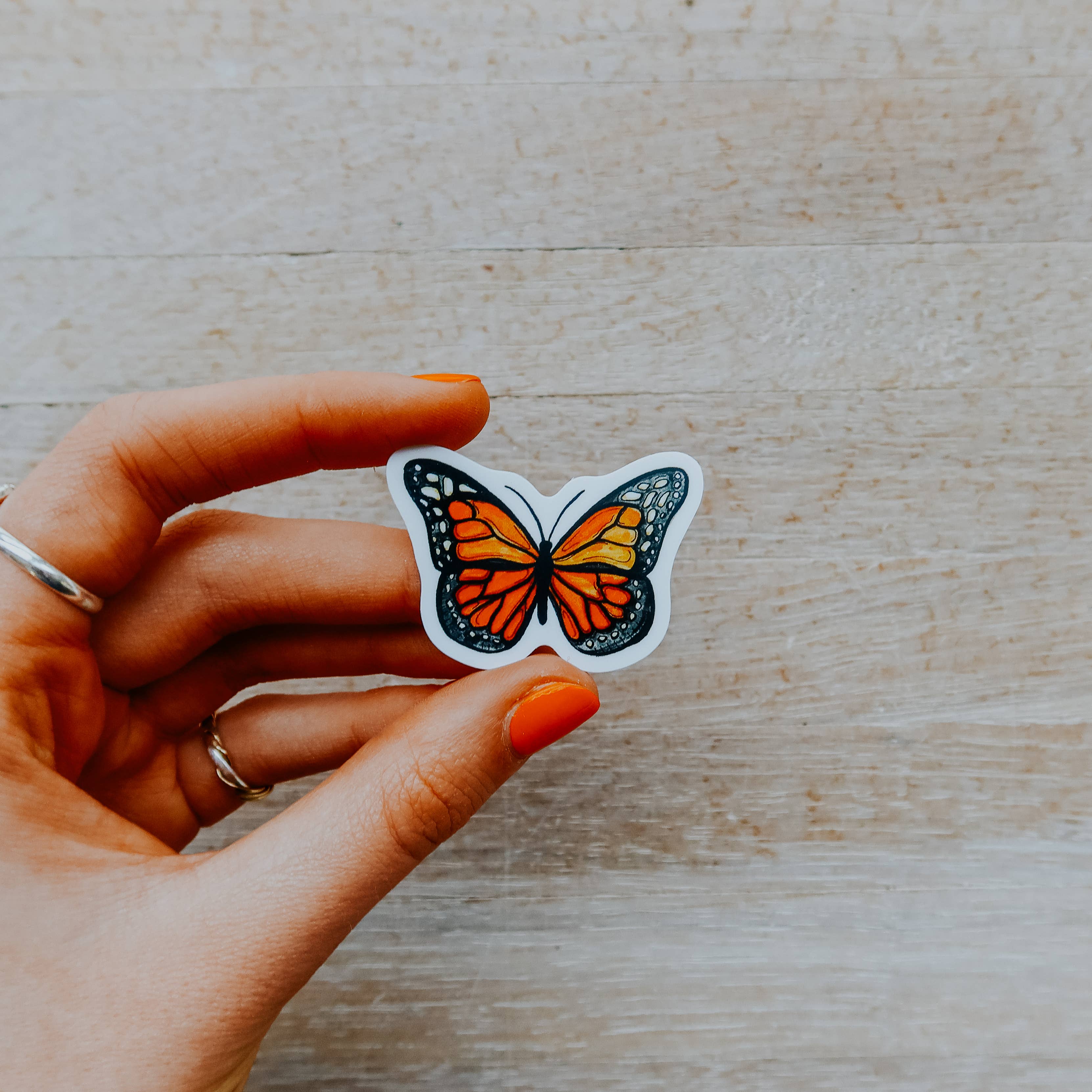 Mini Monarch Vinyl Sticker