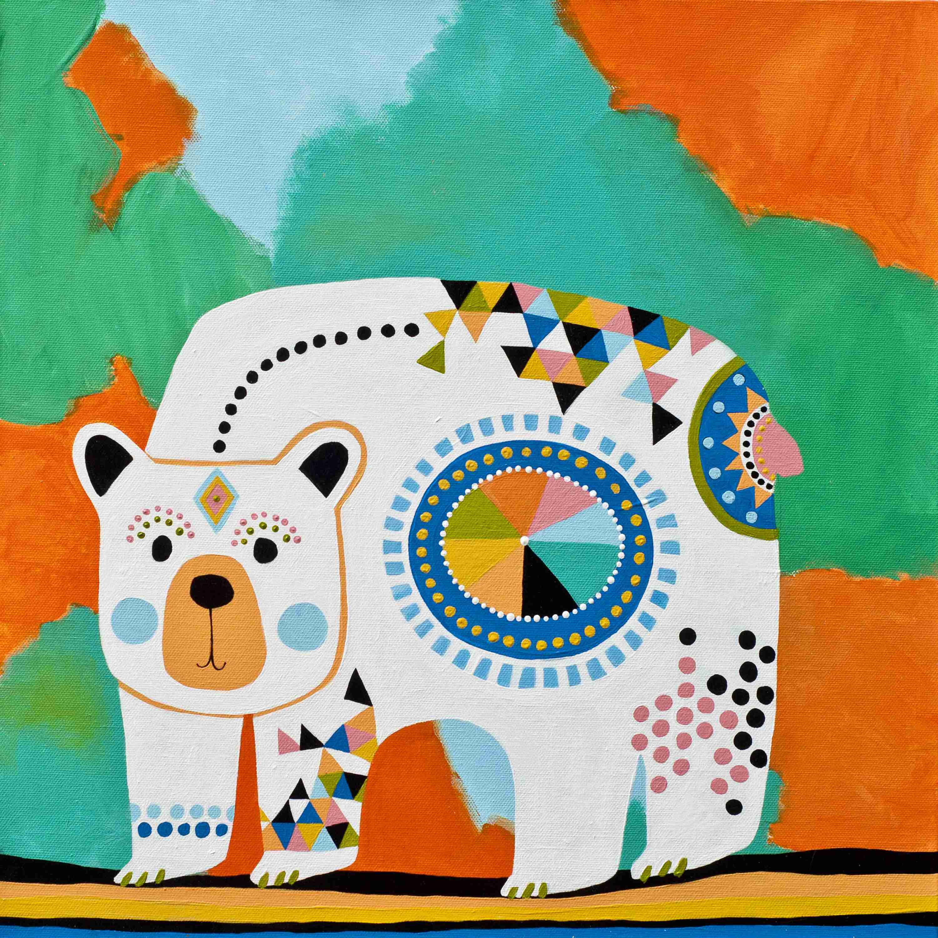 Bear Kid Art - Art Print - Image 3