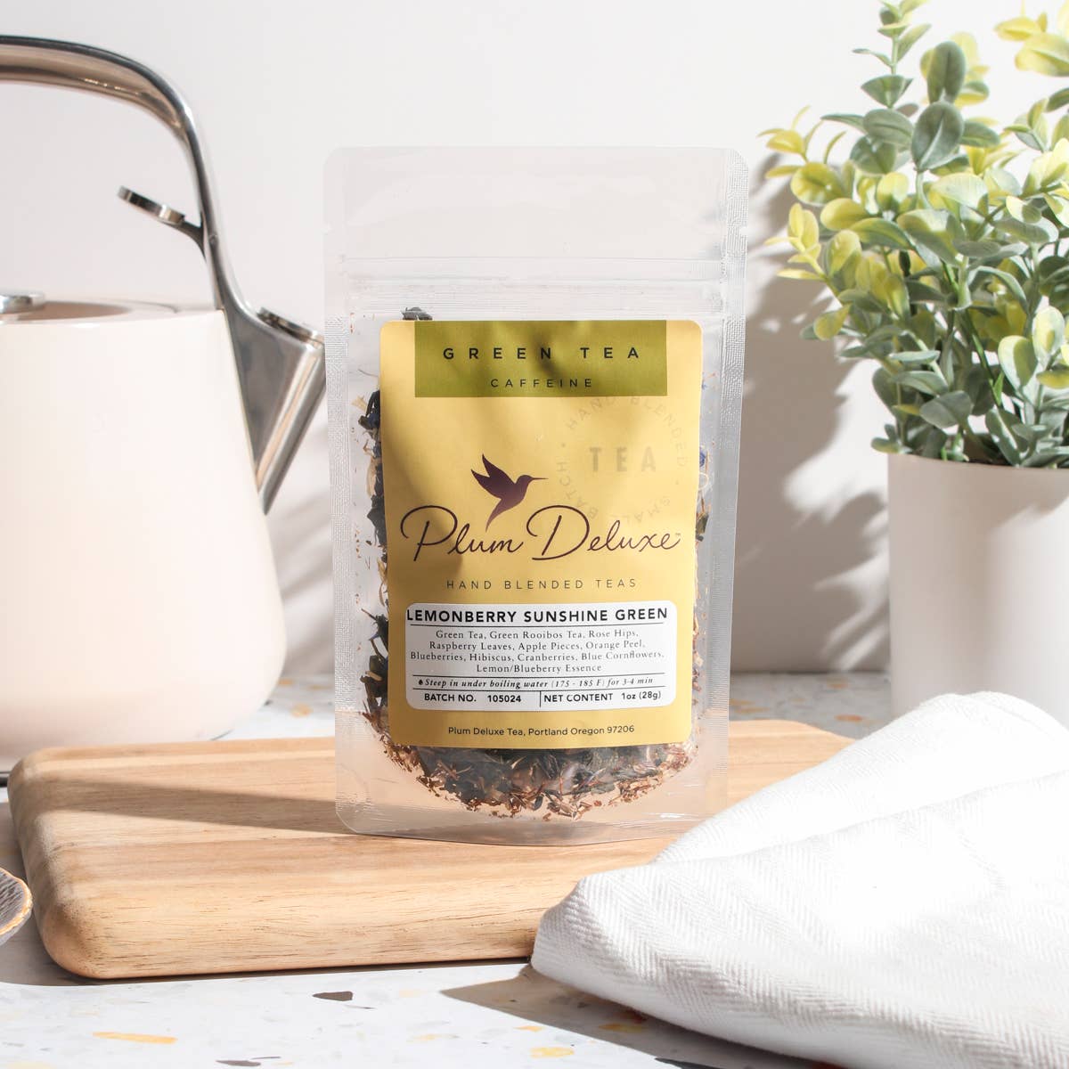 Lemonberry Sunshine Green Loose Leaf Tea Blend - Image 1