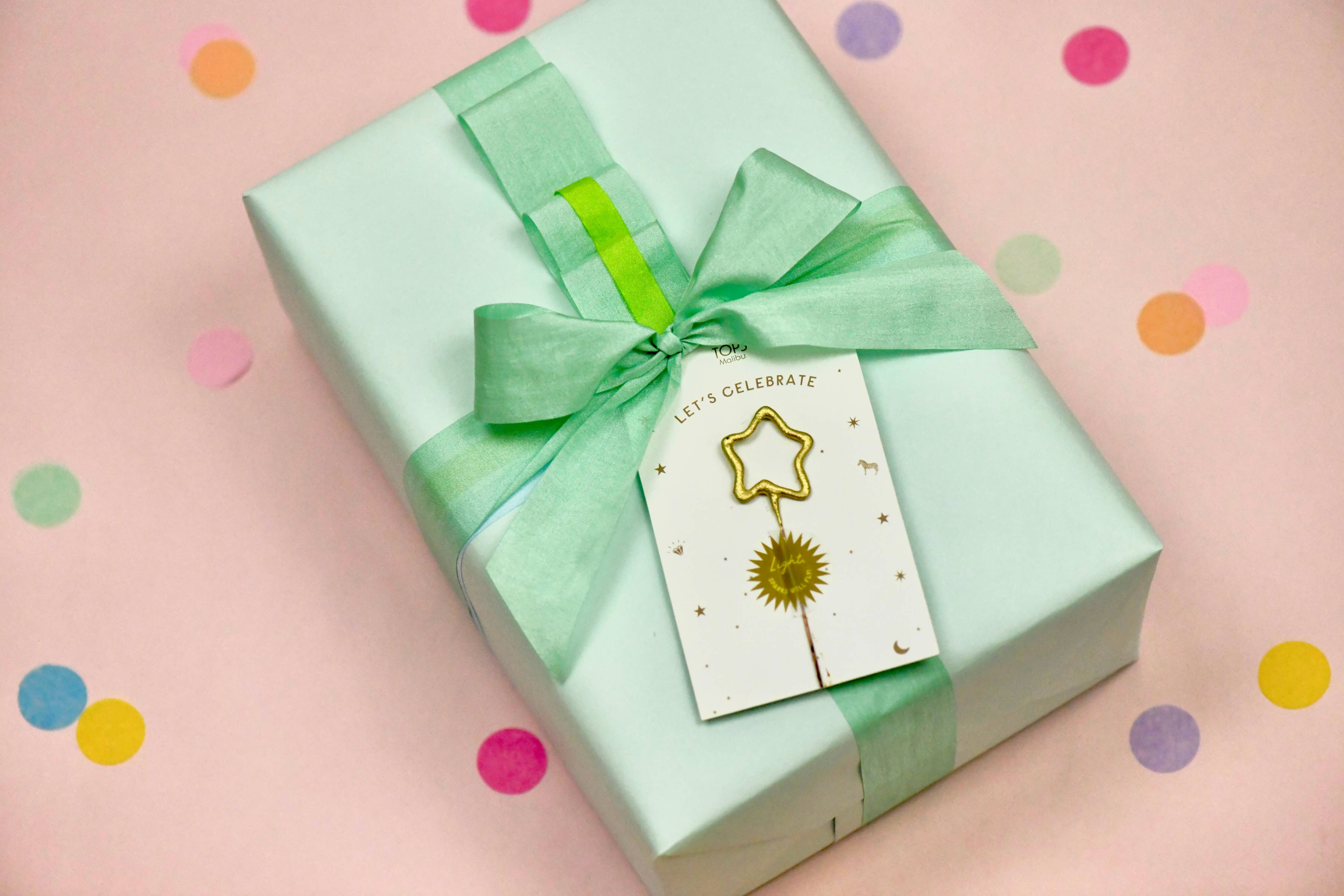4" Mini Gold Star Sparkler Greeting Card - Celebrate - Asst - Image 2