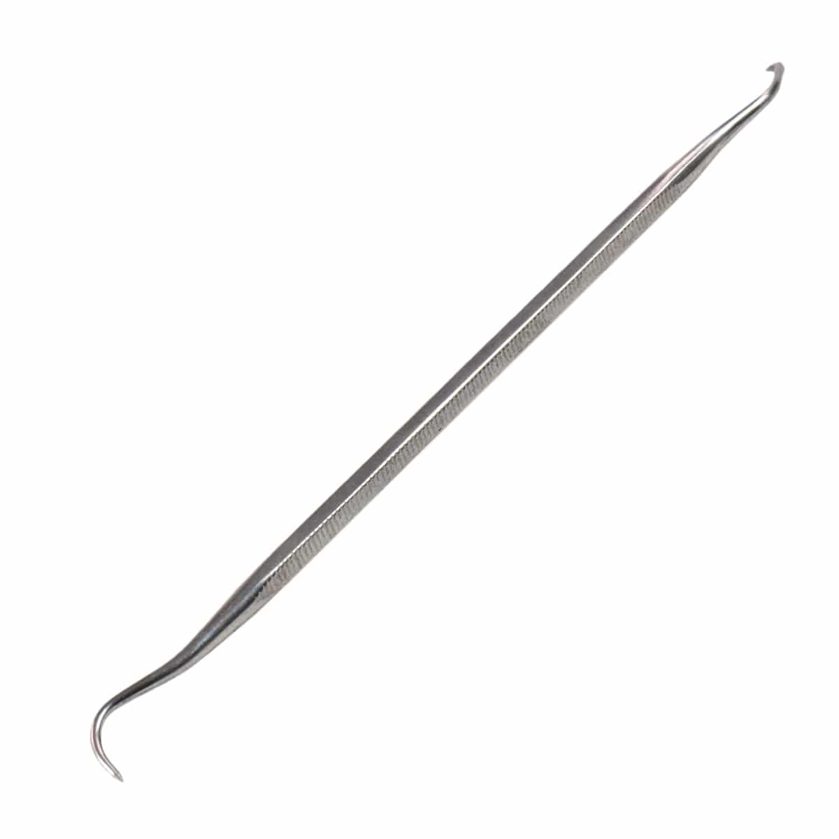 DD4 5-3/4″ Double Ended Stainless Steel Pick w/ Angled & Round Hooks