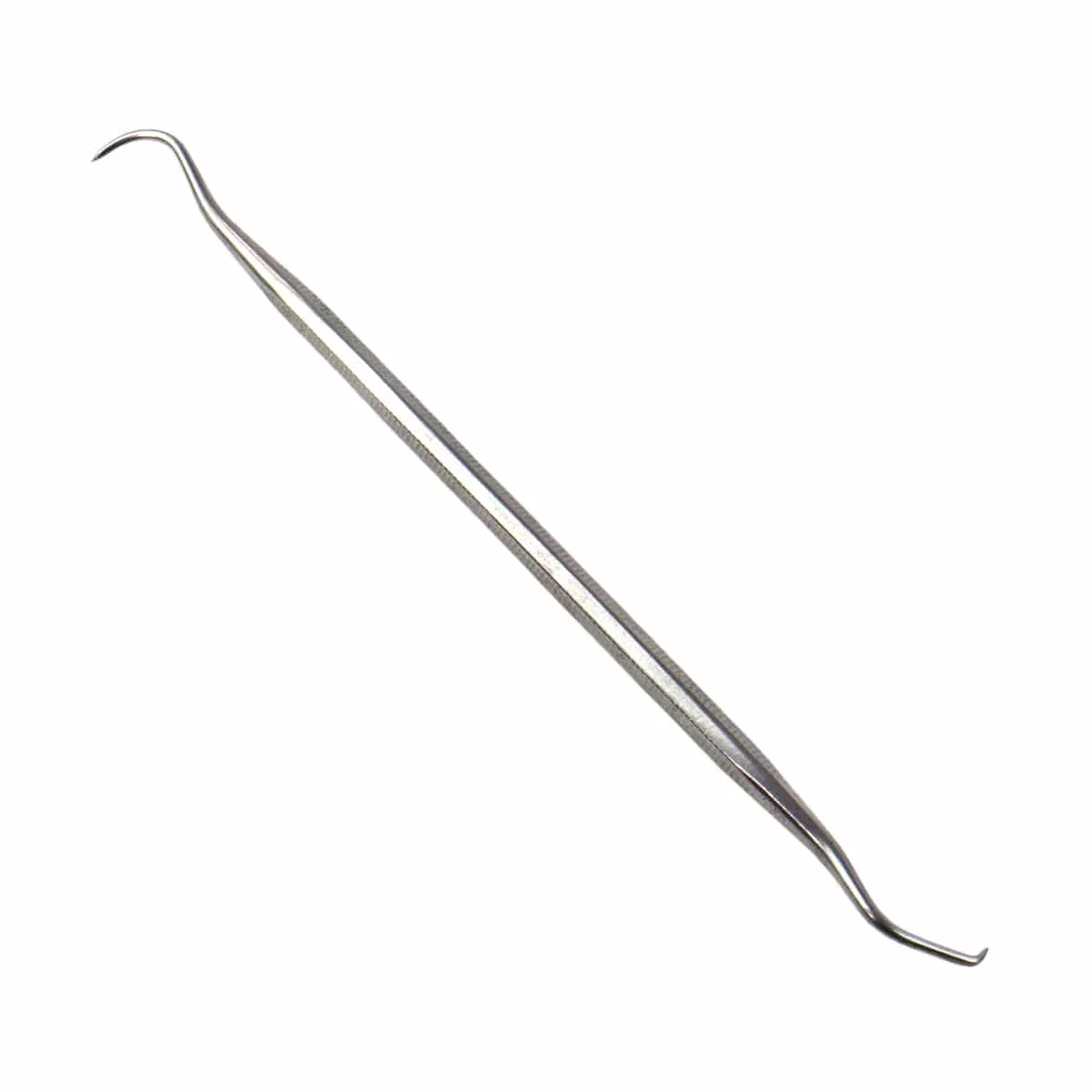 DD4 5-3/4" Double Ended Stainless Steel Pick w/ Angled & Round Hooks - Image 2