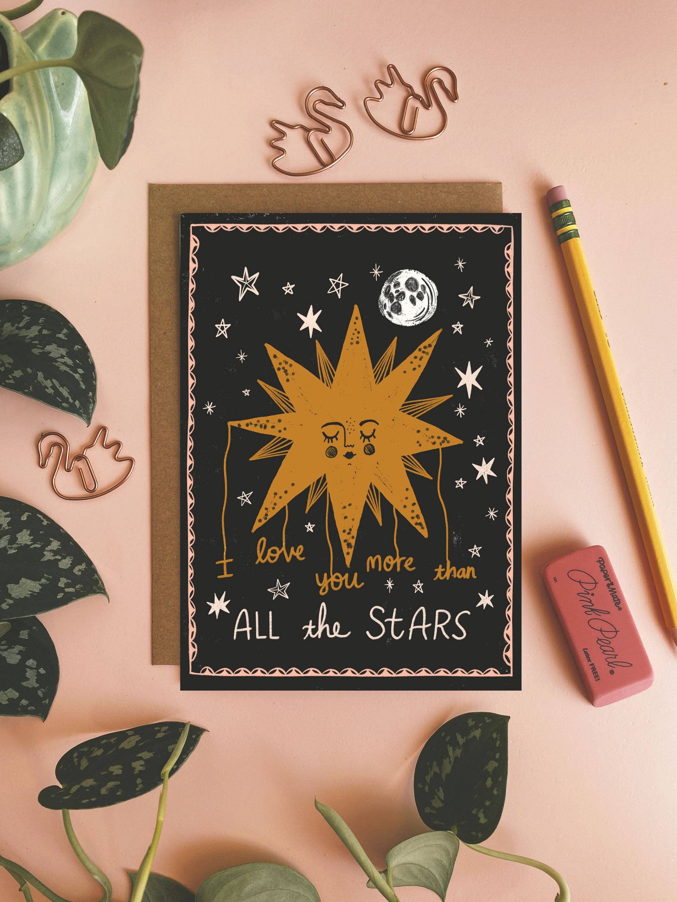 I Love You More than All the Stars - Greeting Card - Image 2