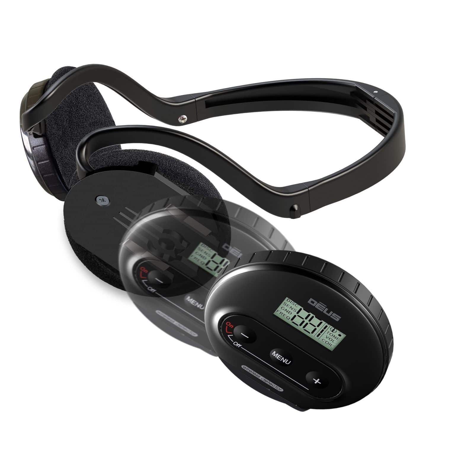 XP Deus Metal Detector with WS4 Wireless Headphones and 11" X35 Coil - Image 2