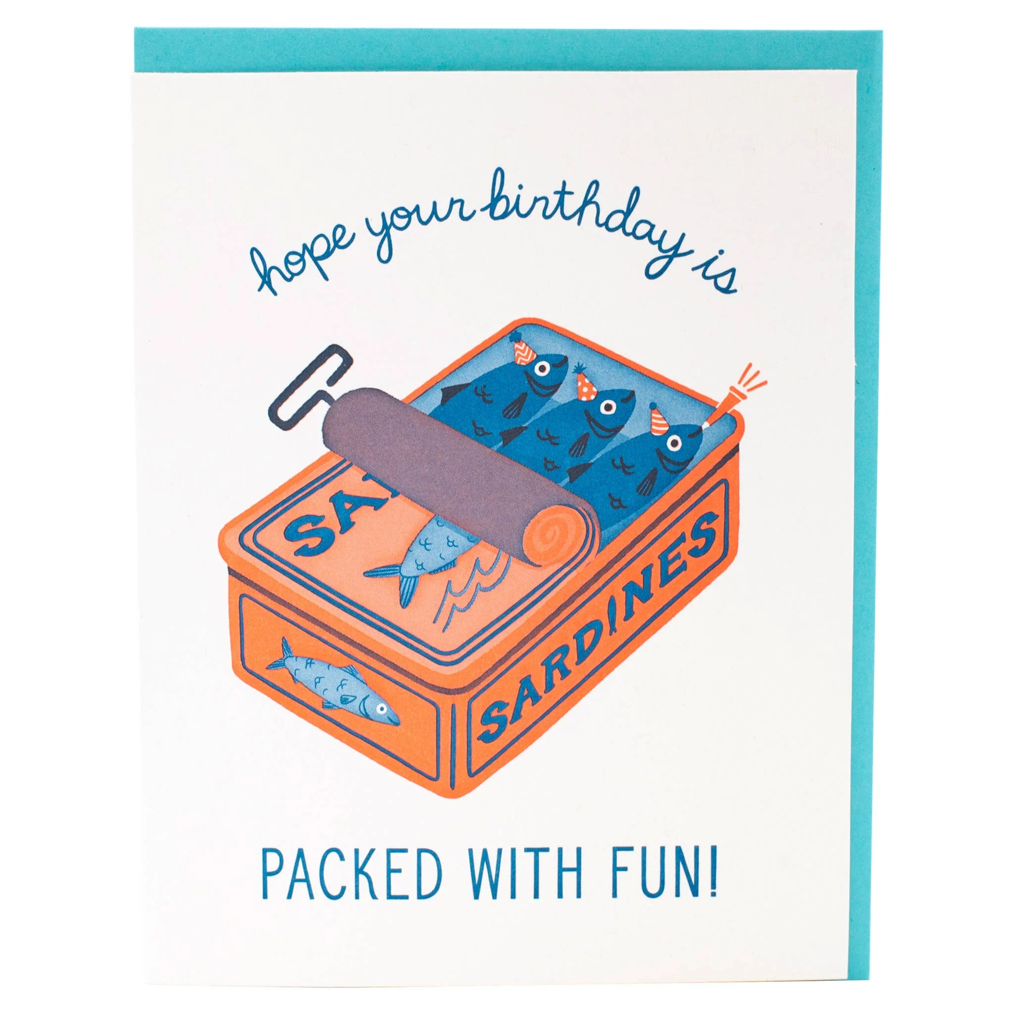 Sardines Birthday Card - Image 1