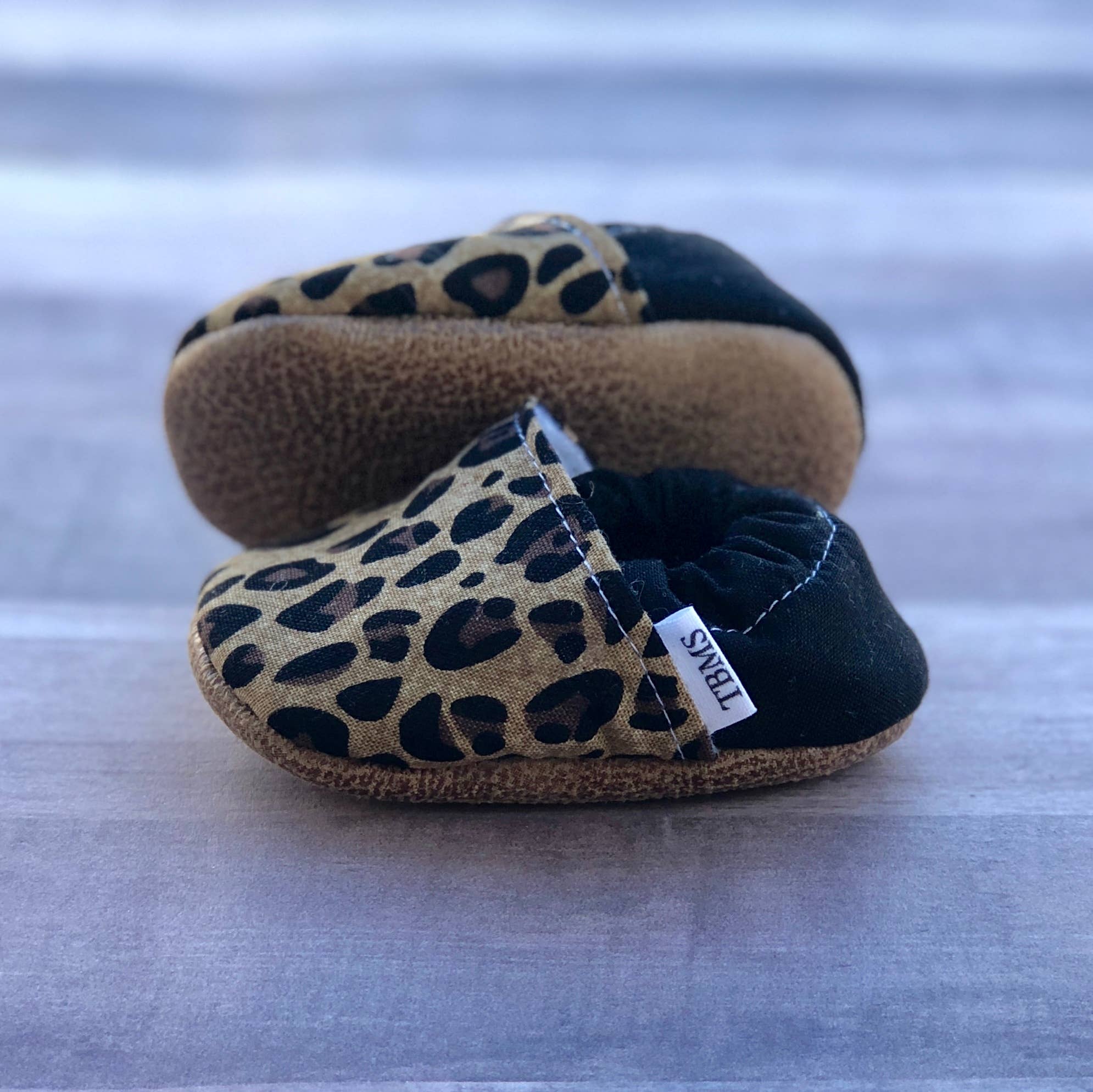 Tan Leopard Moccasins - Image 3