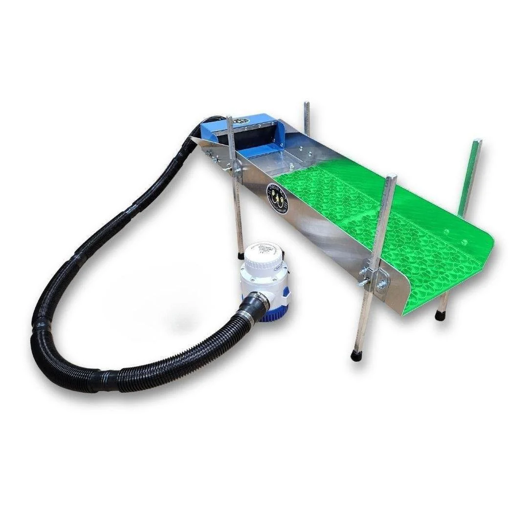 10X35 Power Sluice Box Kit with Dream Mat + 18" leg Kit | Gold Prospecting Equipment - Image 1