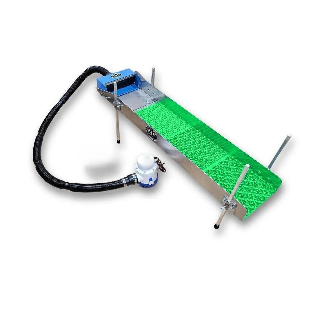 10X47 Power Sluice Box Kit with Dream Mat + 18" leg Kit | Gold Prospecting Equipment - Image 1