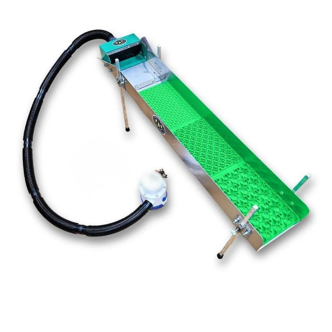 8X47 Power Sluice Box Kit with Dream Mat + 18" leg Kit | Gold Prospecting Equipmen - Image 2