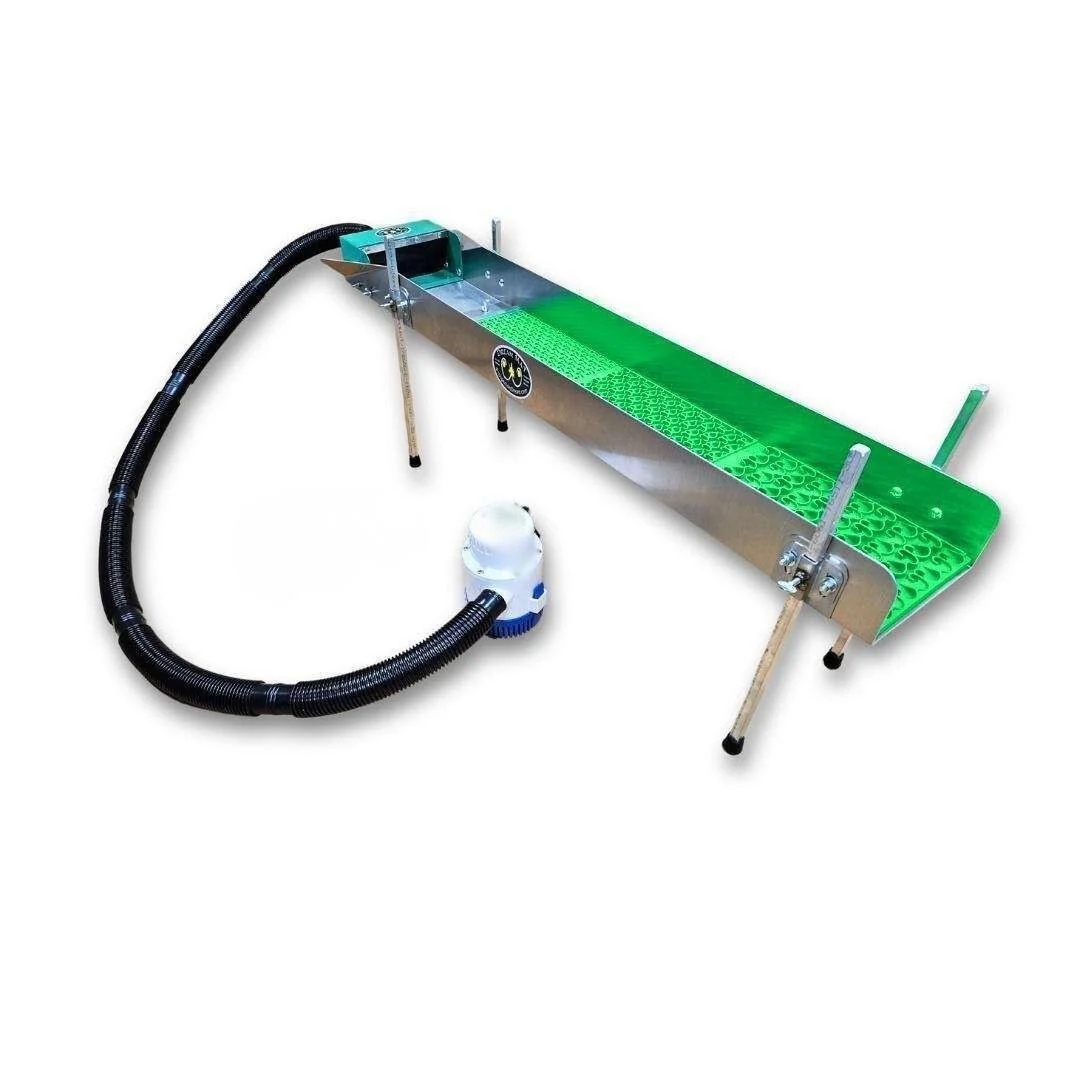 8X47 Power Sluice Box Kit with Dream Mat + 18" leg Kit | Gold Prospecting Equipmen - Image 1