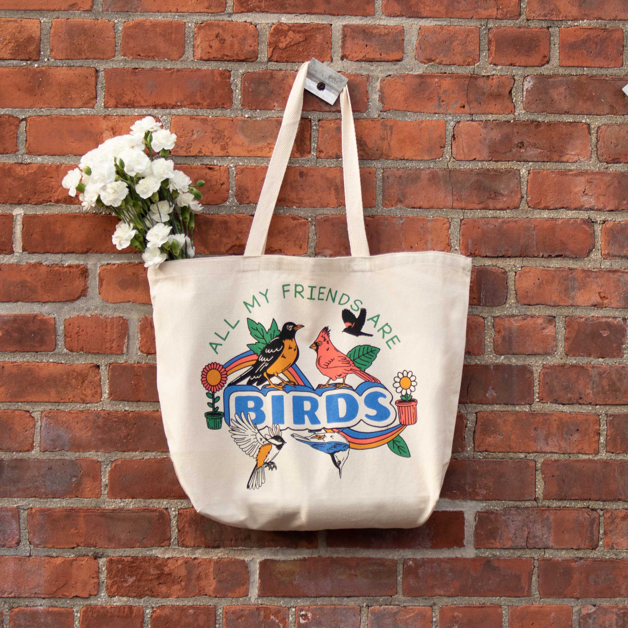 Bird Friends Tote Bag - Image 1