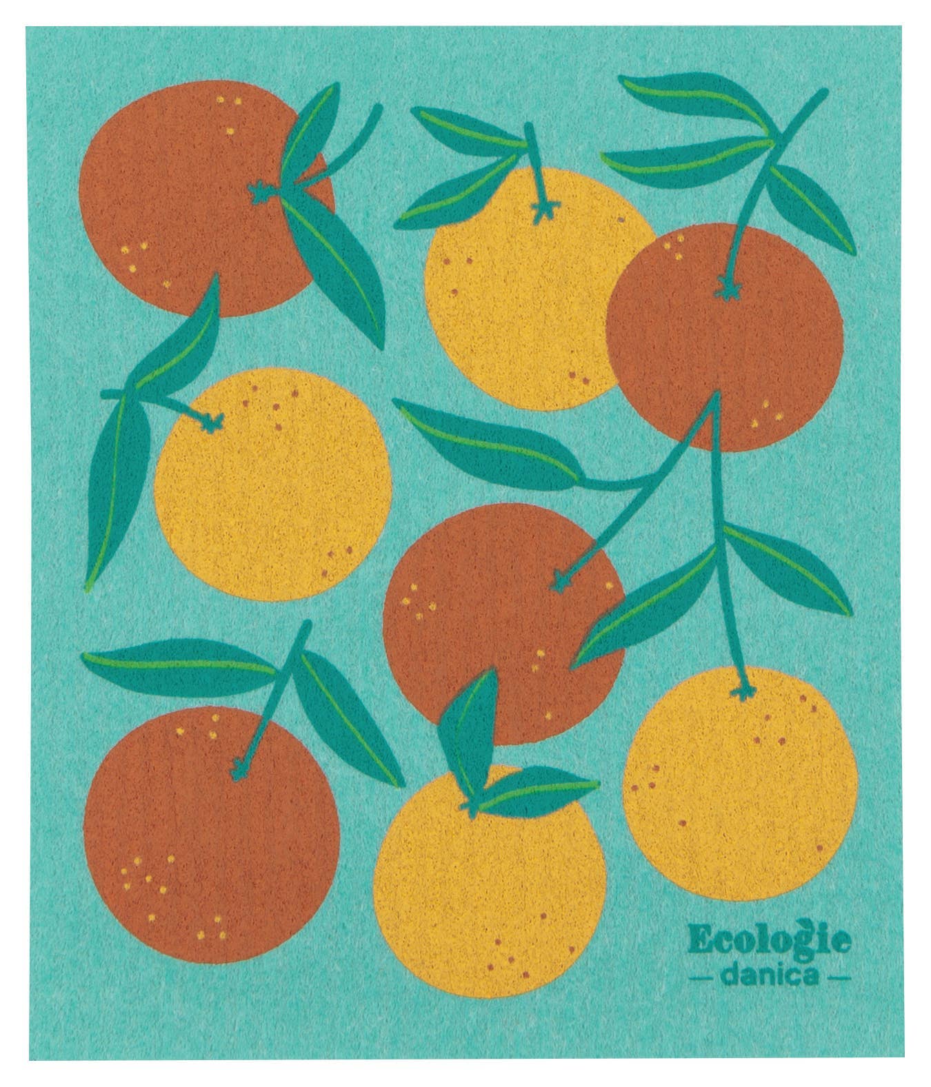 Oranges Swedish Dishcloth - Image 1