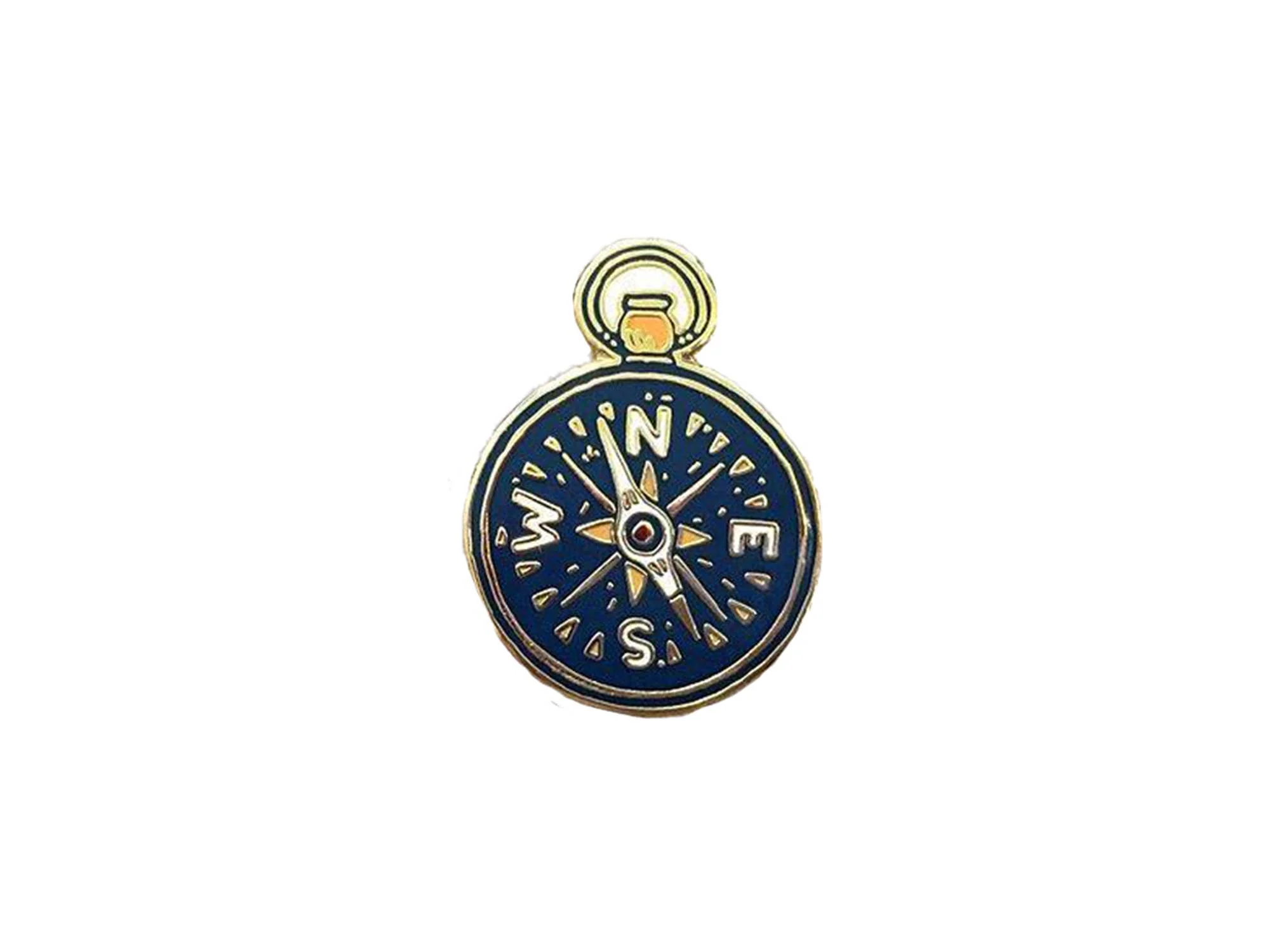 Compass Enamel Pin - Image 1